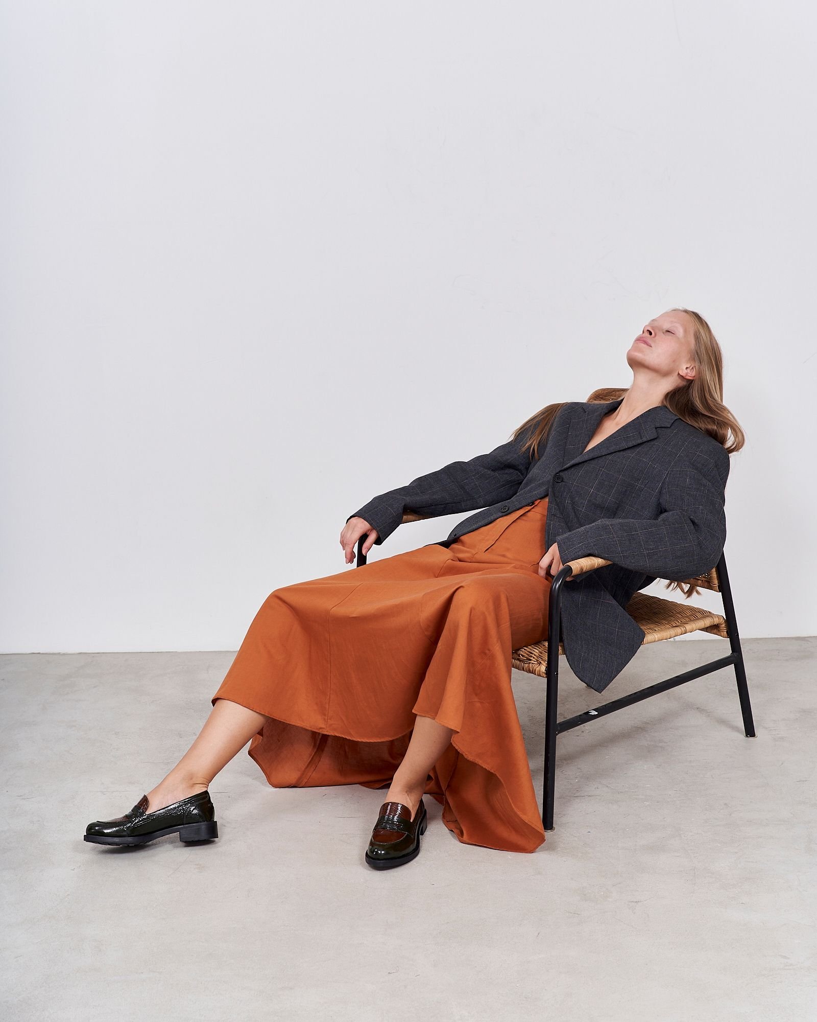 Темно-зеленые кожаные лоферы - Image 6 of 7