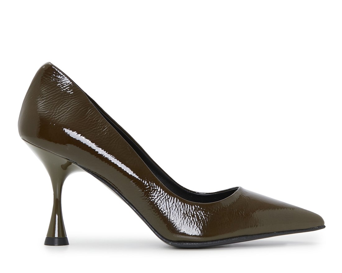 Оливковые кожаные туфли - Main image