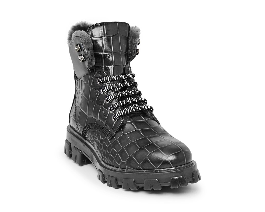 Зимние тёмно-серые ботинки - Image 2 of 4