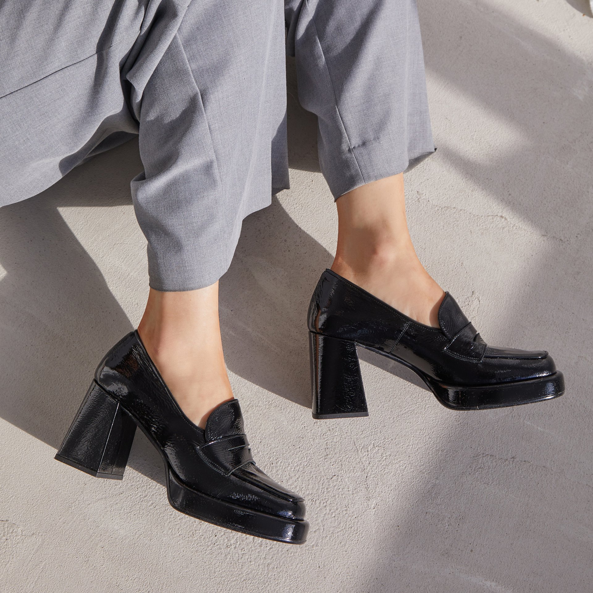 Черные кожаные туфли - Image 5 of 5