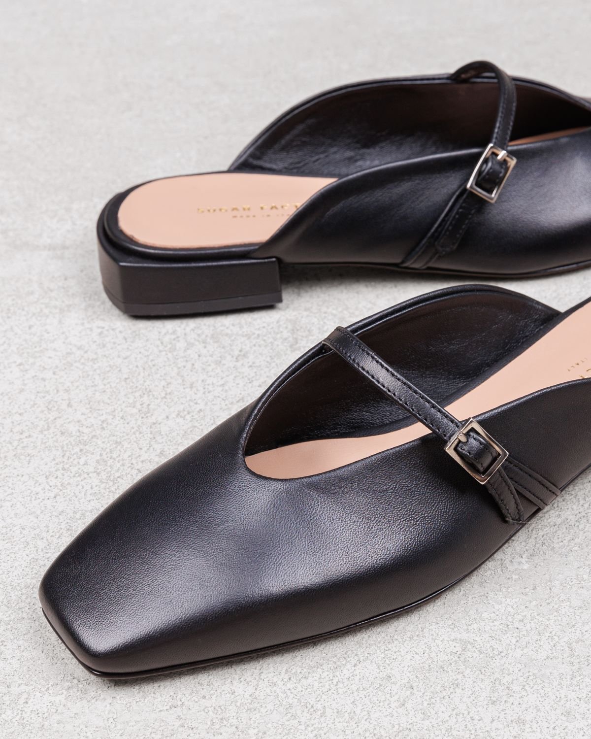 Черные кожаные слиперы - Image 4 of 6