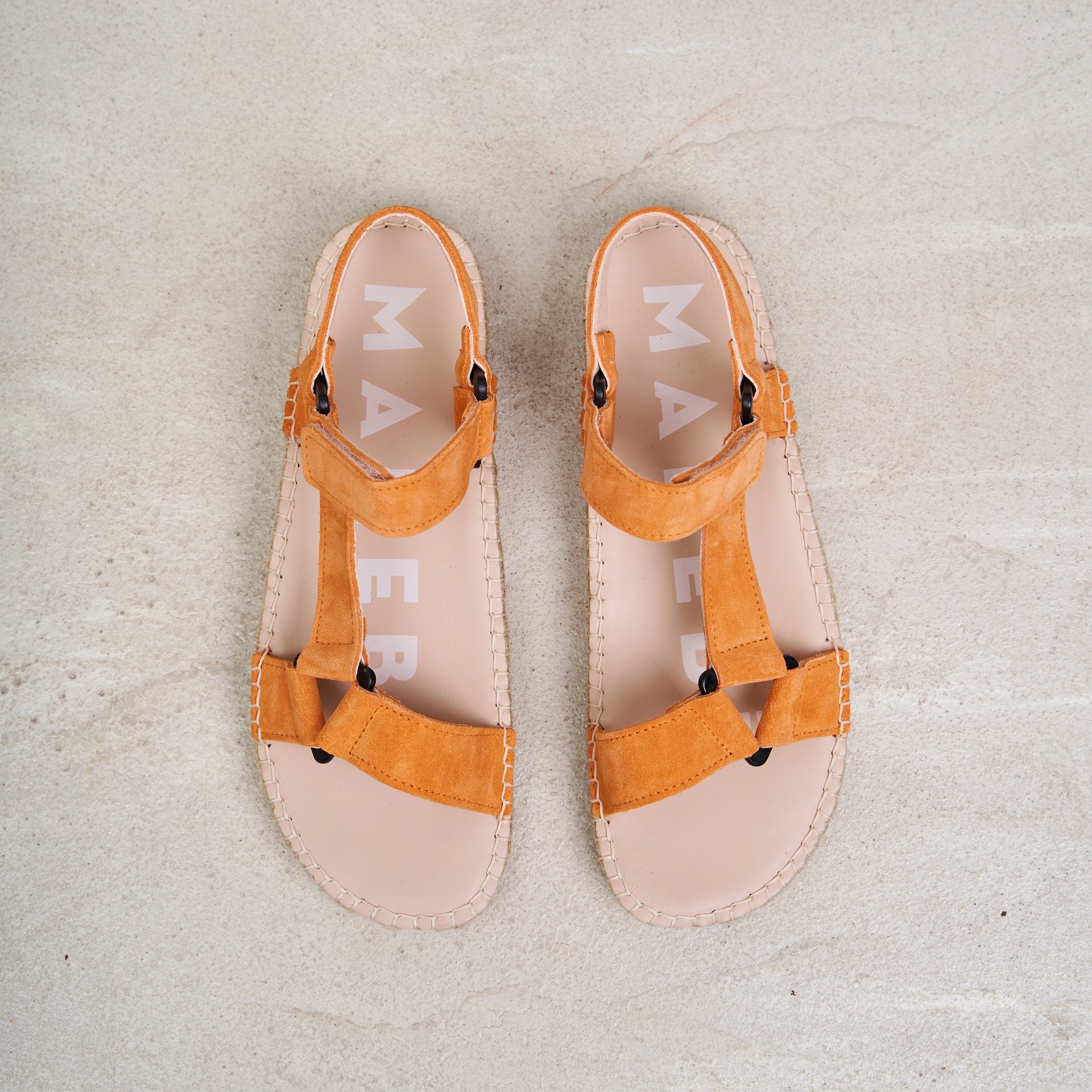 Оранжевые замшевые сандалии - Image 2 of 5