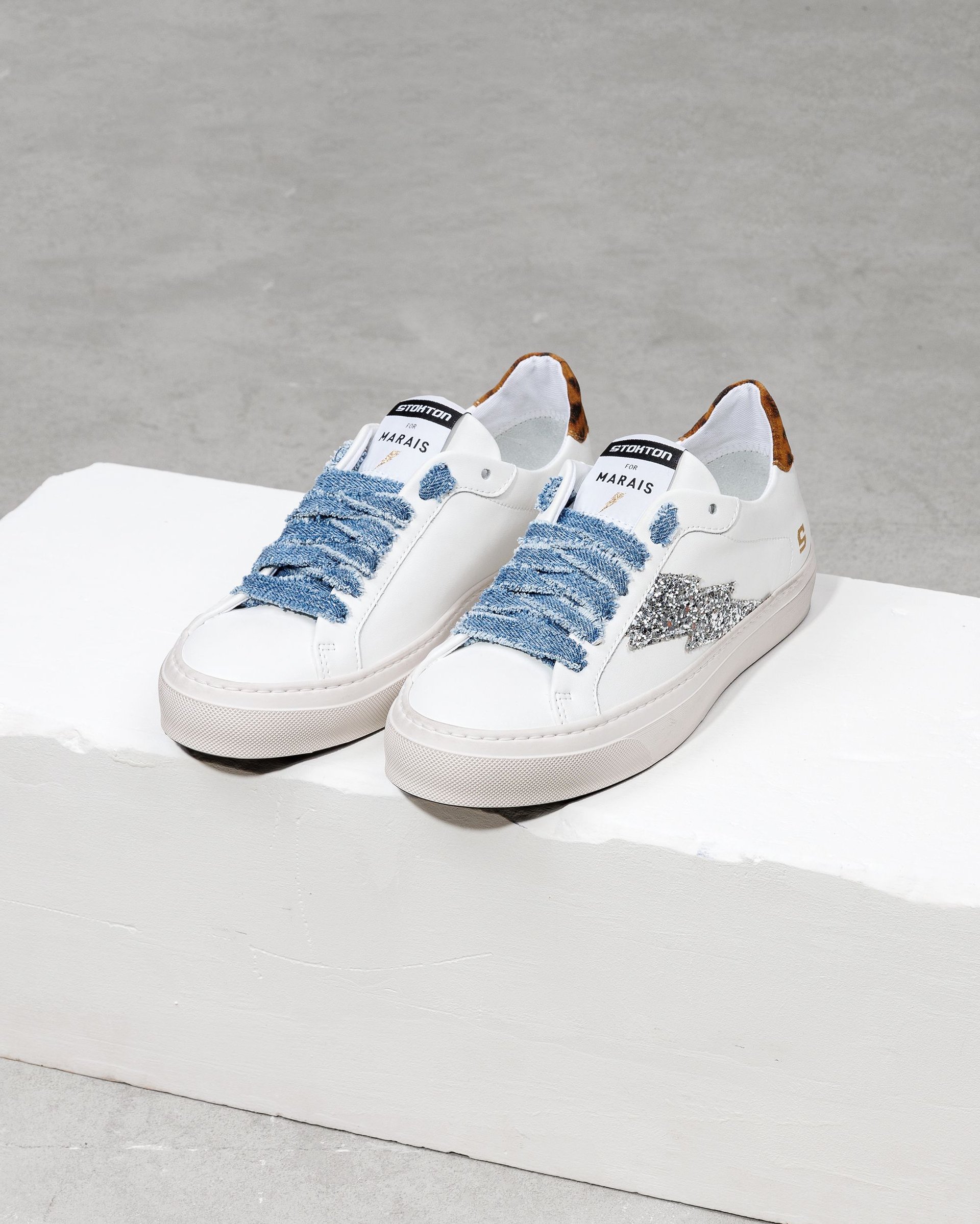 Белые кожаные кеды - Image 3 of 7