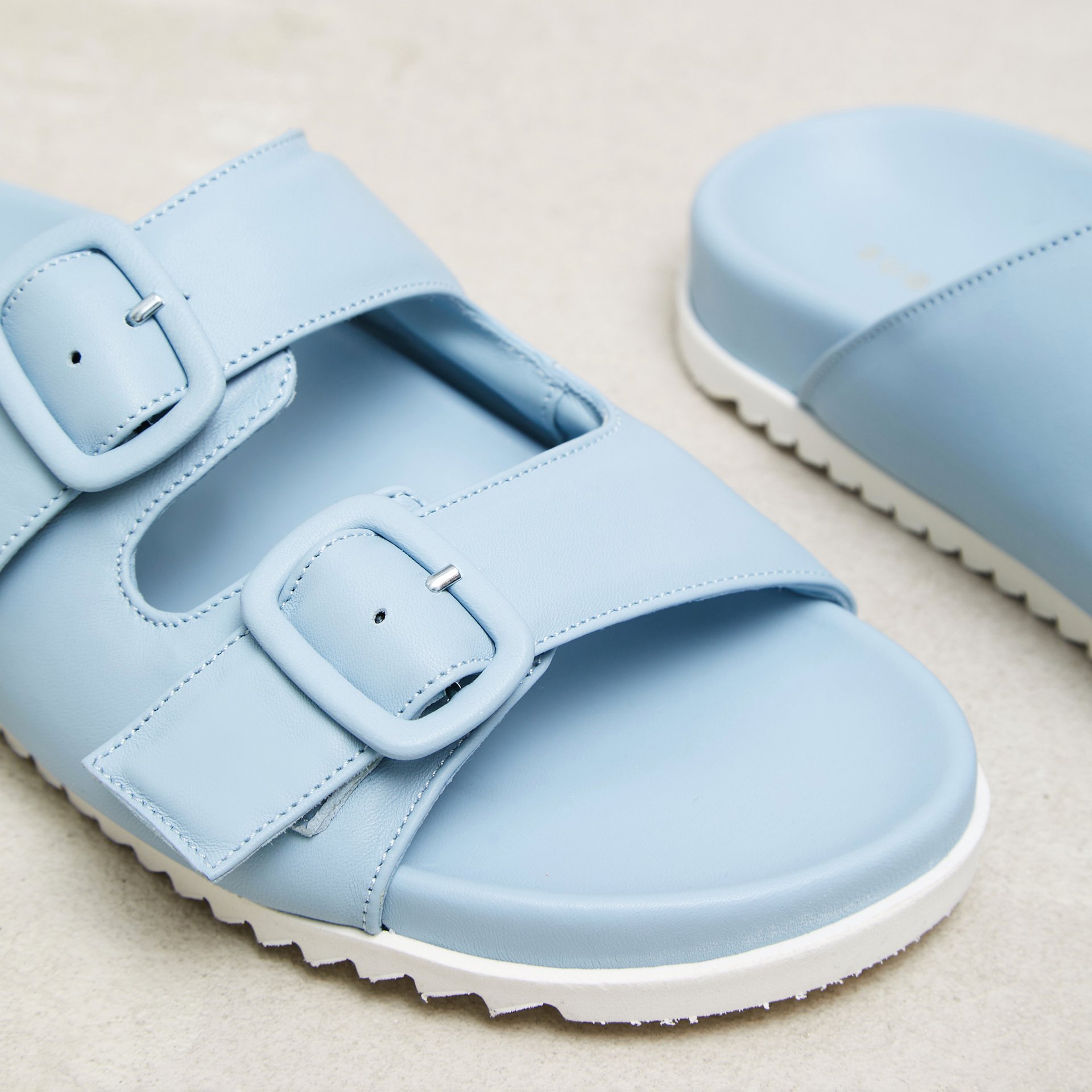 Голубые кожаные биркенштоки - Image 3 of 5