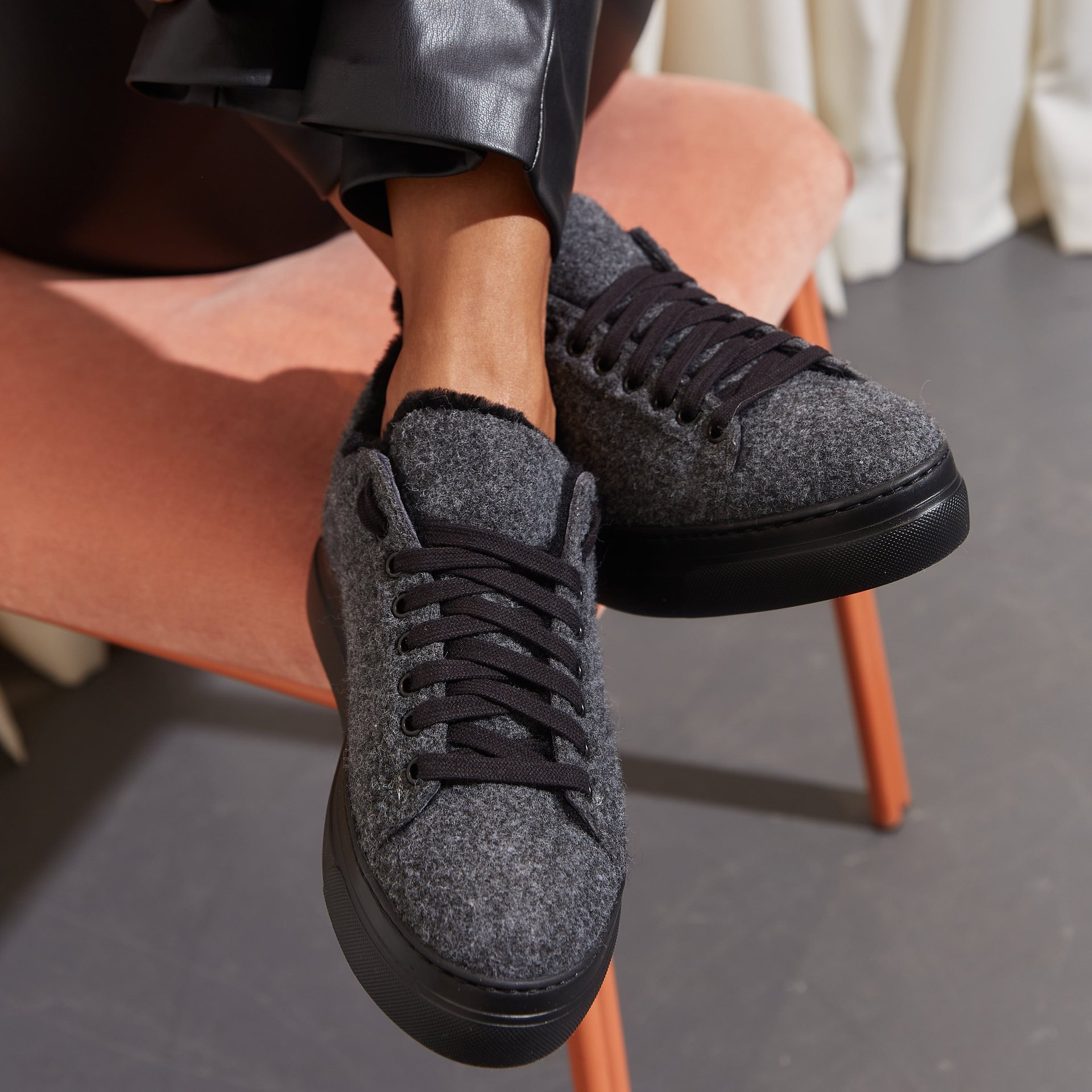 Зимние серые кеды - Image 5 of 5