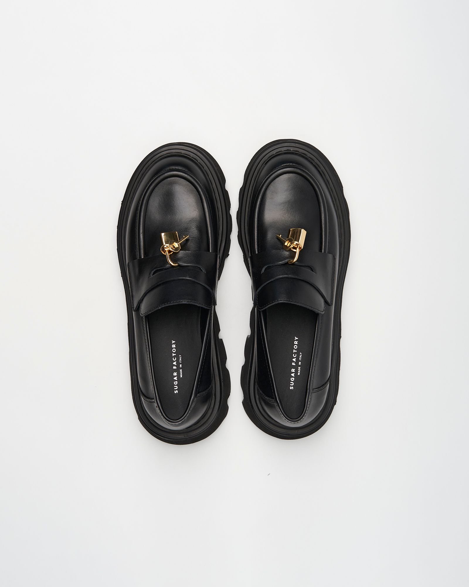 Черные кожаные лоферы - Image 2 of 5