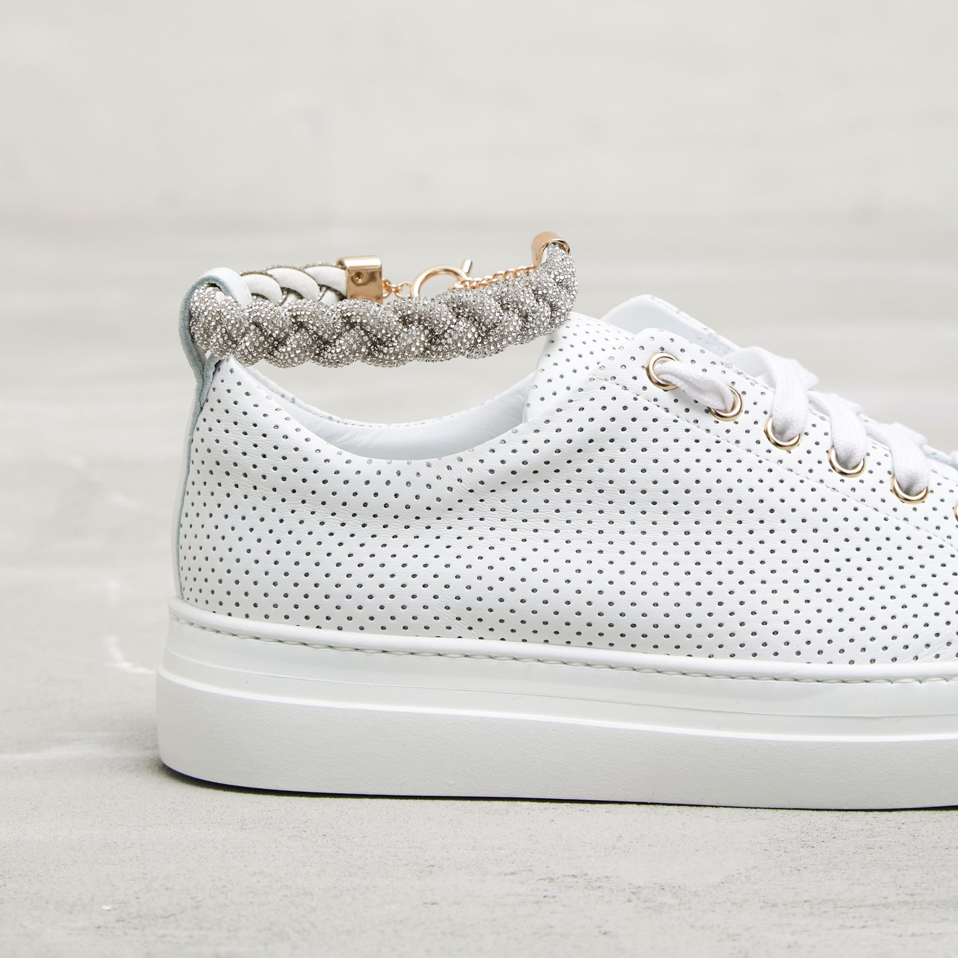 Белые кожаные кеды - Image 3 of 3