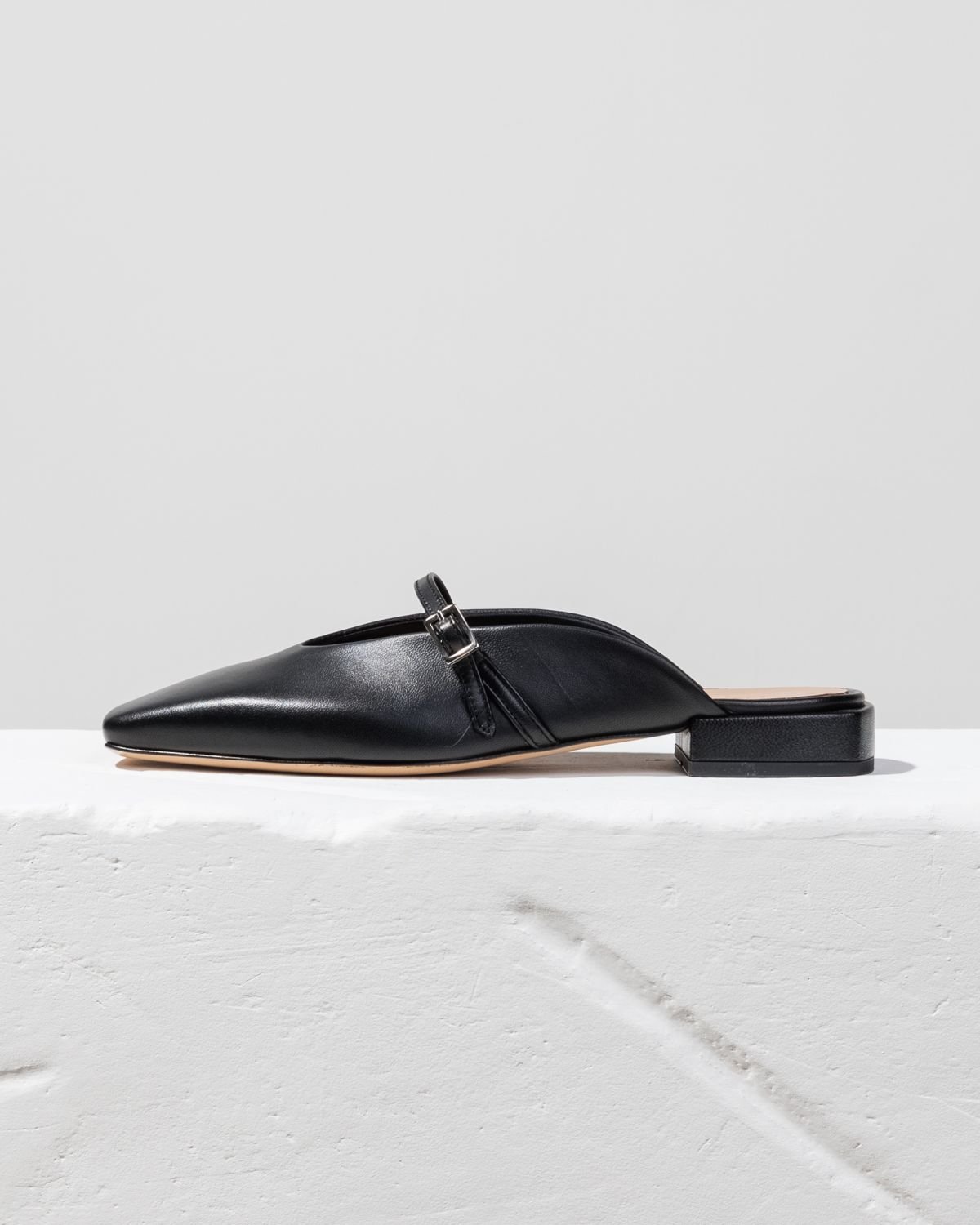 Черные кожаные слиперы - Main image