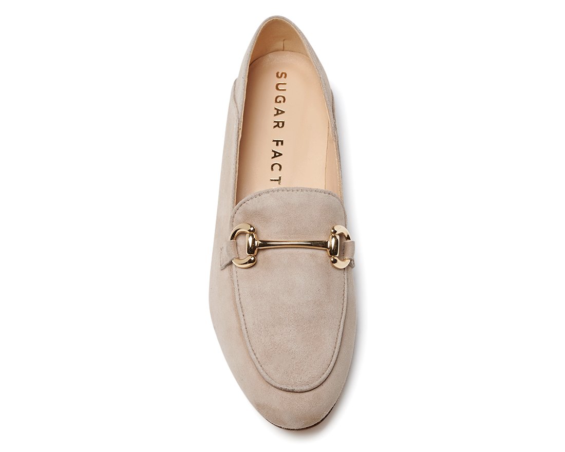 Бежевые замшевые лоферы - Image 4 of 5