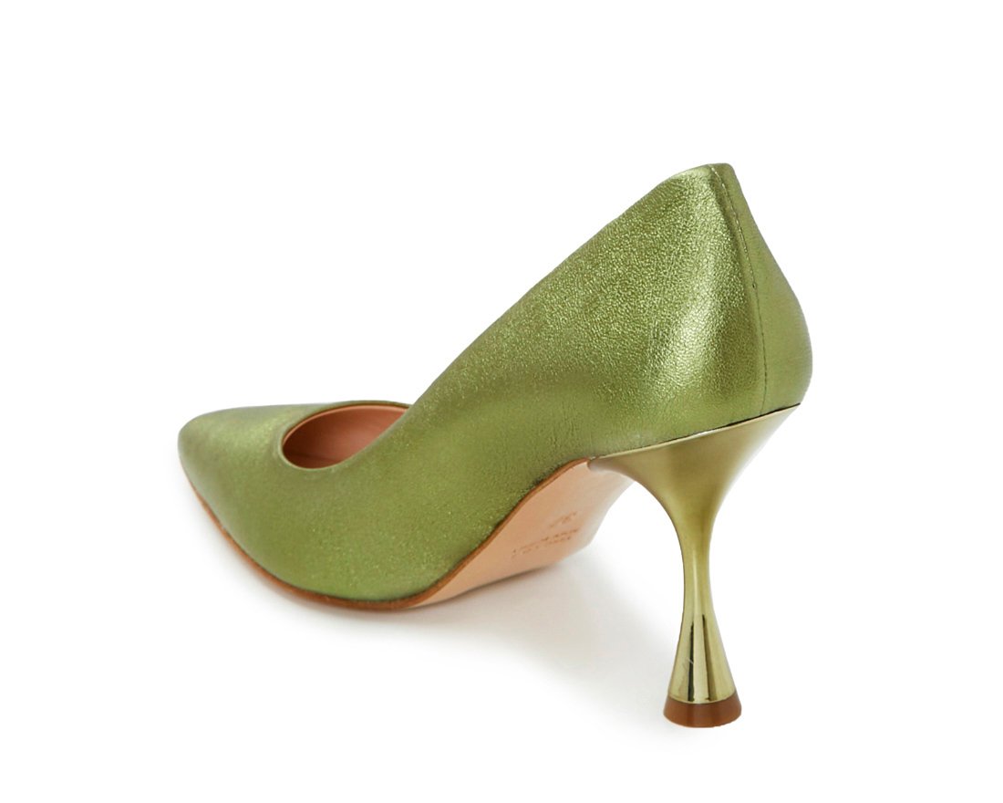 Оливковые кожаные туфли - Image 3 of 5