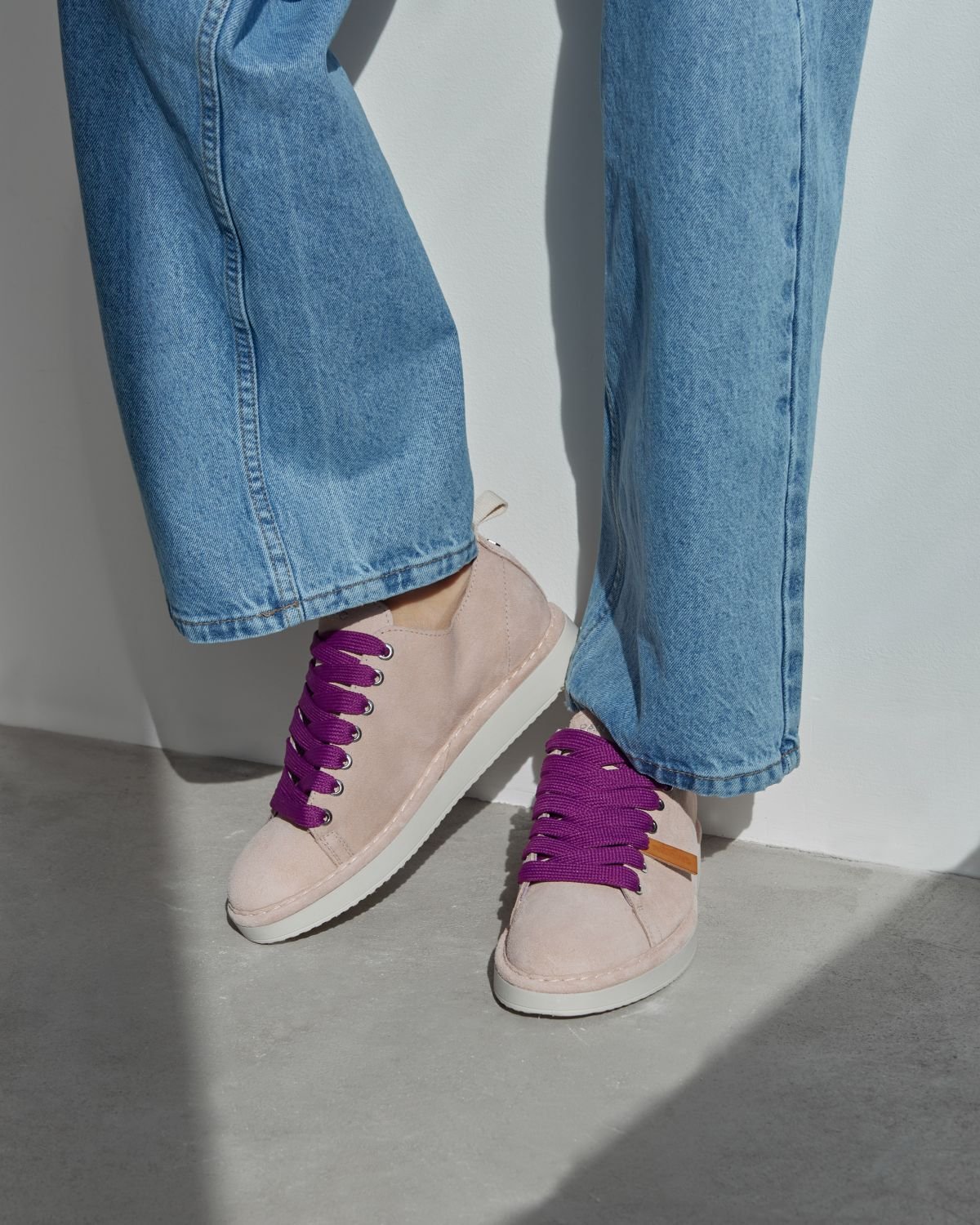 Светло-розовые замшевые кеды - Image 6 of 6