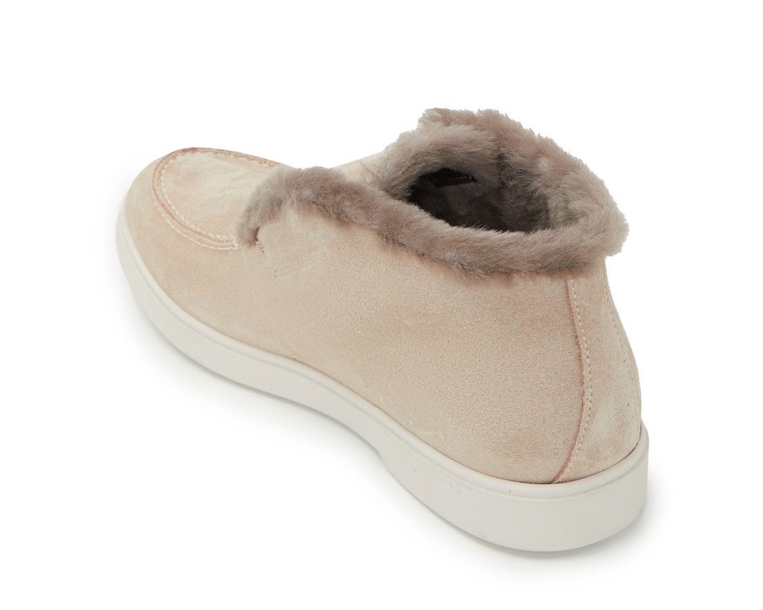 Зимние бежевые замшевые полуботинки - Image 3 of 4