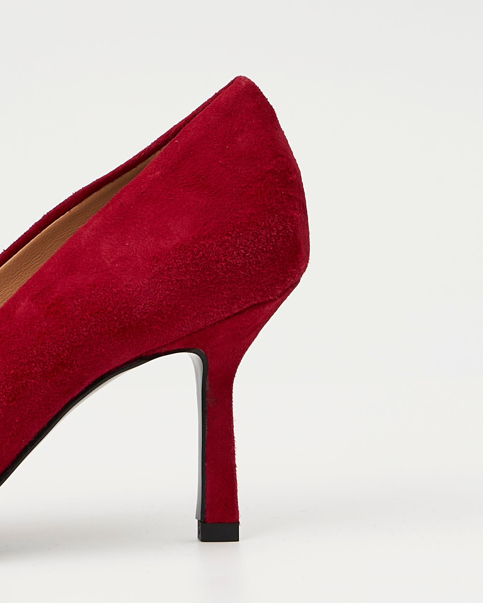 Красные замшевые туфли - Image 6 of 7