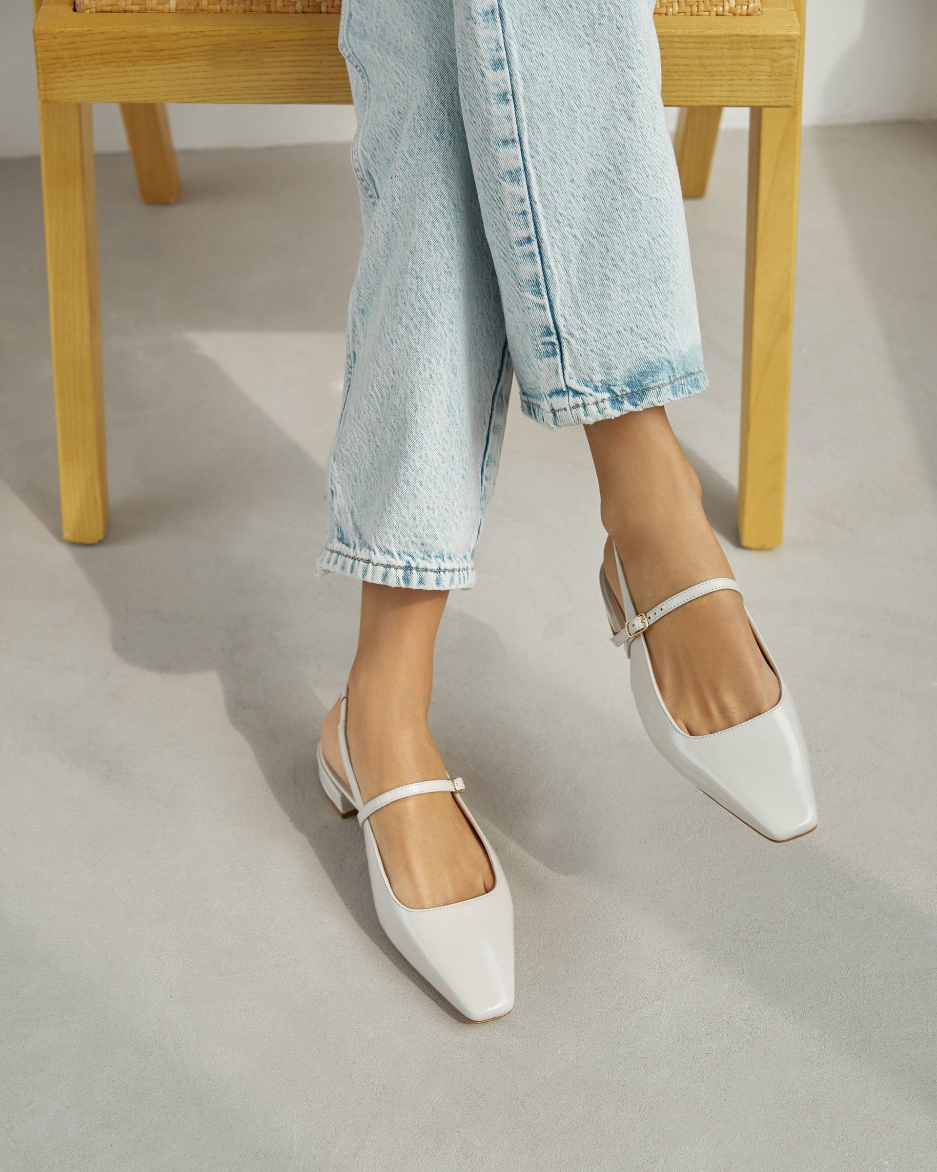 Молочные кожаные туфли - Image 6 of 6