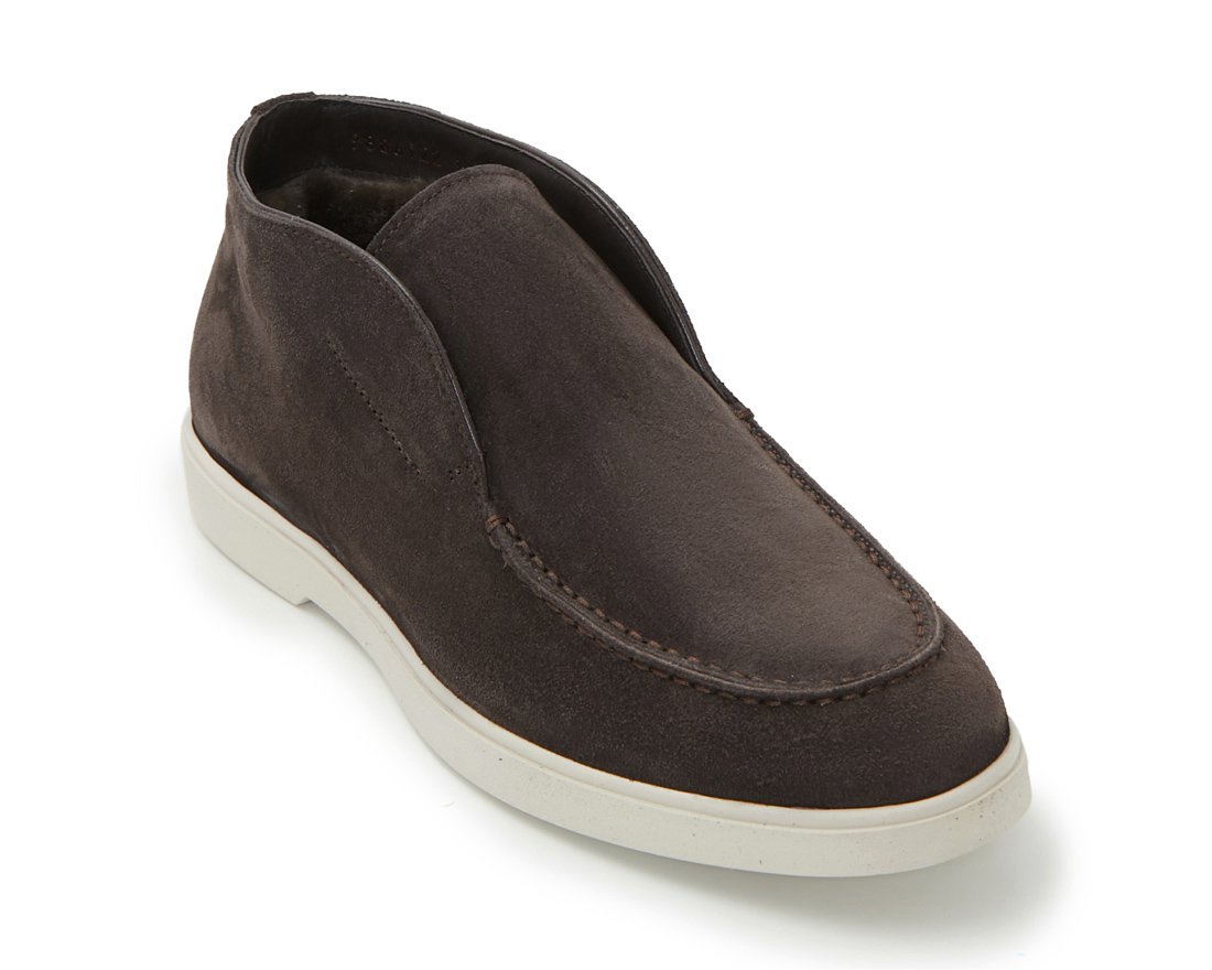 Зимние коричневые замшевые полуботинки - Image 2 of 5