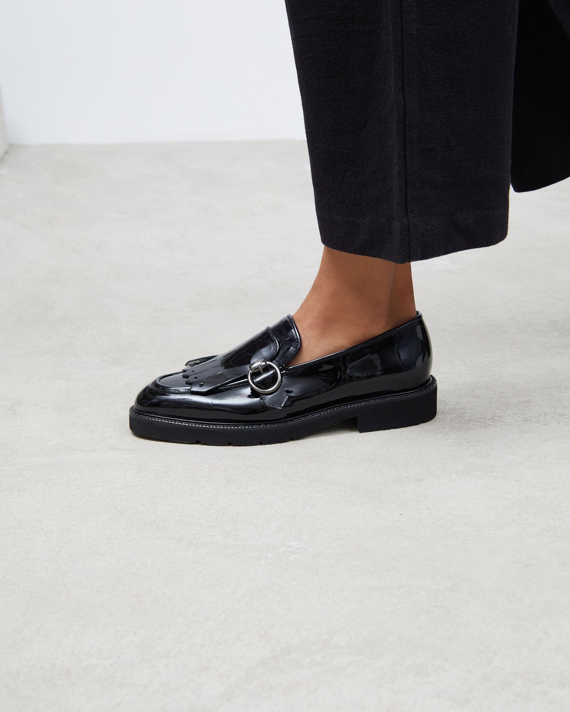Черные кожаные лоферы - Image 6 of 7