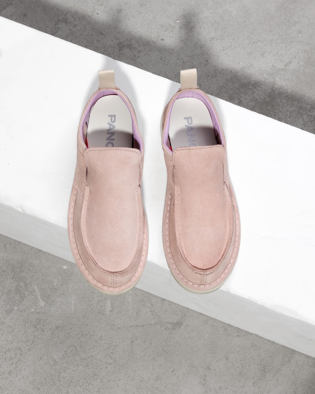 Светло-розовые замшевые мокасины - Image 2 of 6