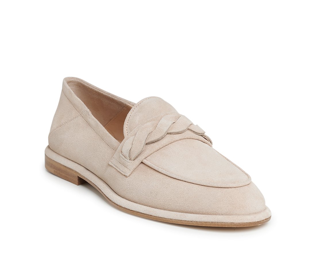 Бежевые замшевые лоферы - Image 2 of 5
