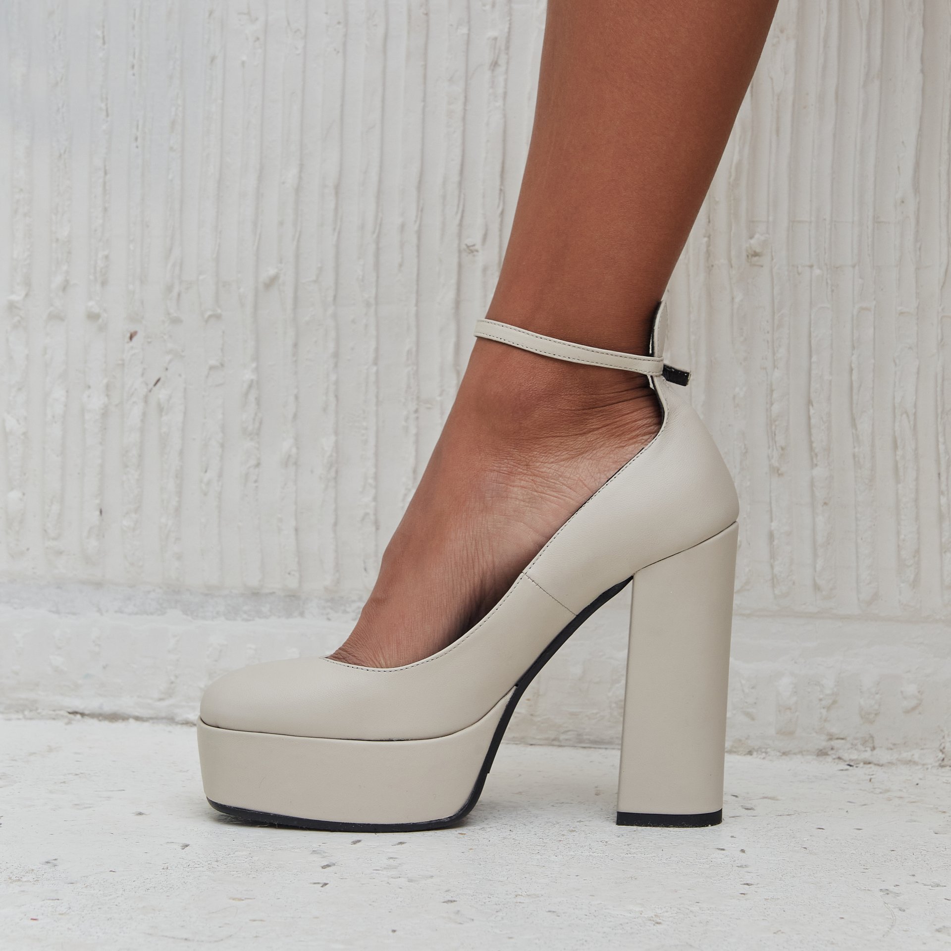 Белые кожаные туфли - Image 5 of 5