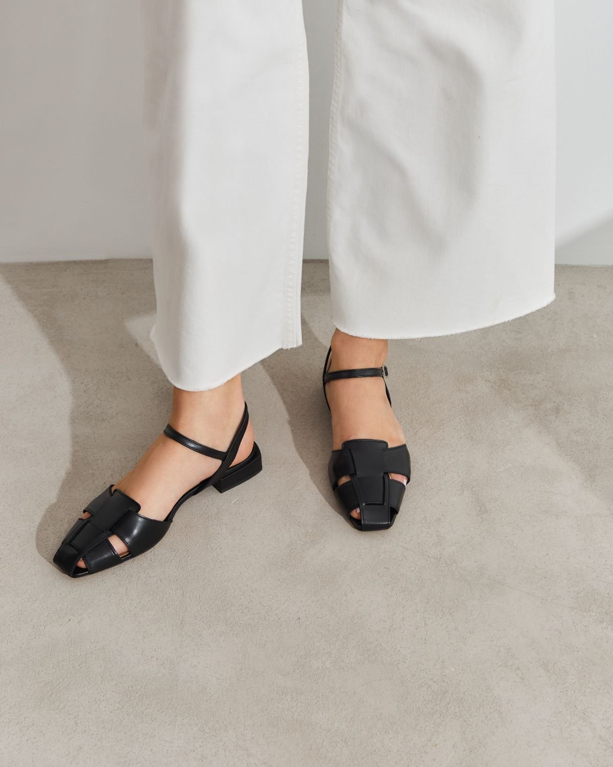 Черные кожаные босоножки - Image 6 of 6