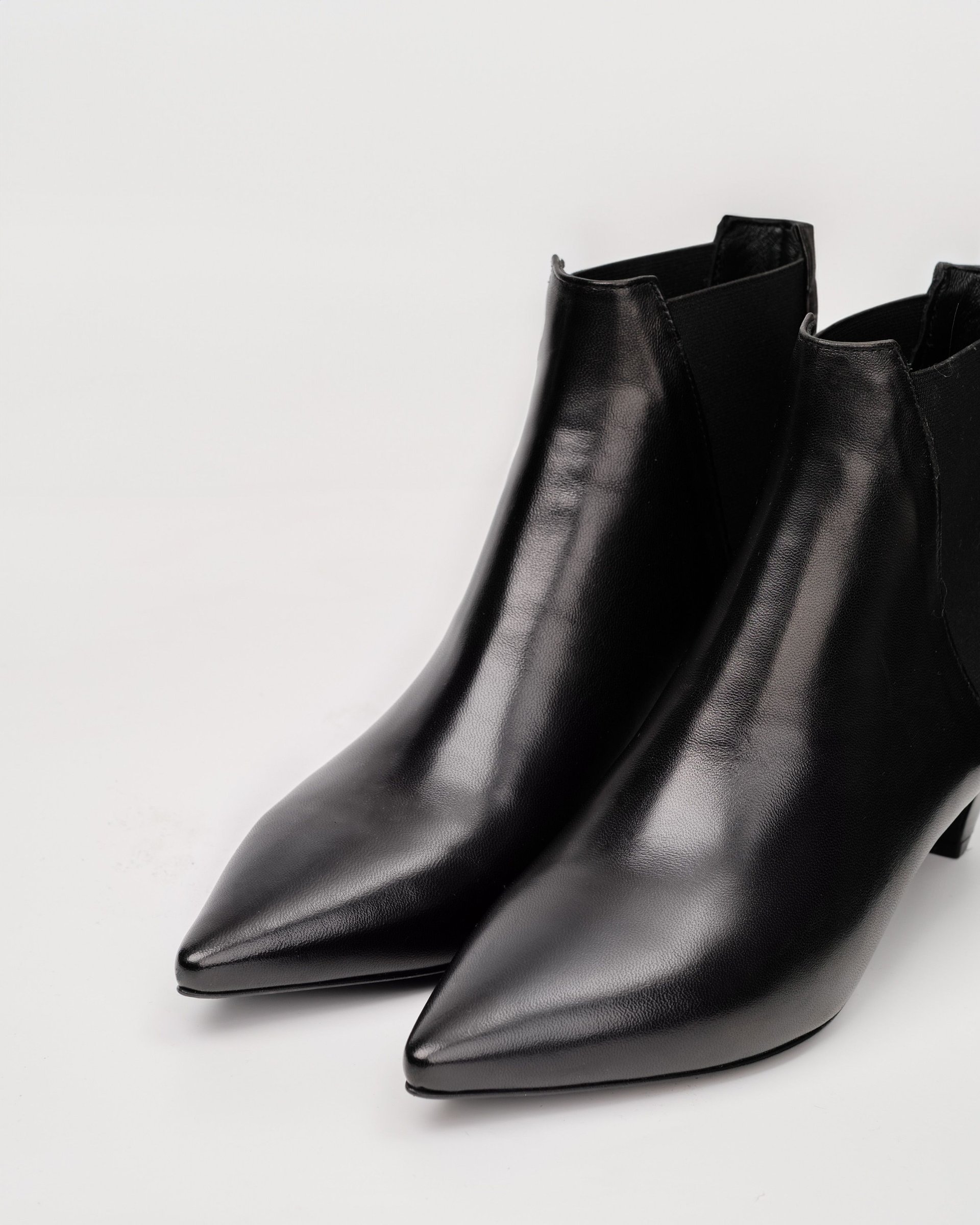 Черные кожаные ботильоны - Image 4 of 6