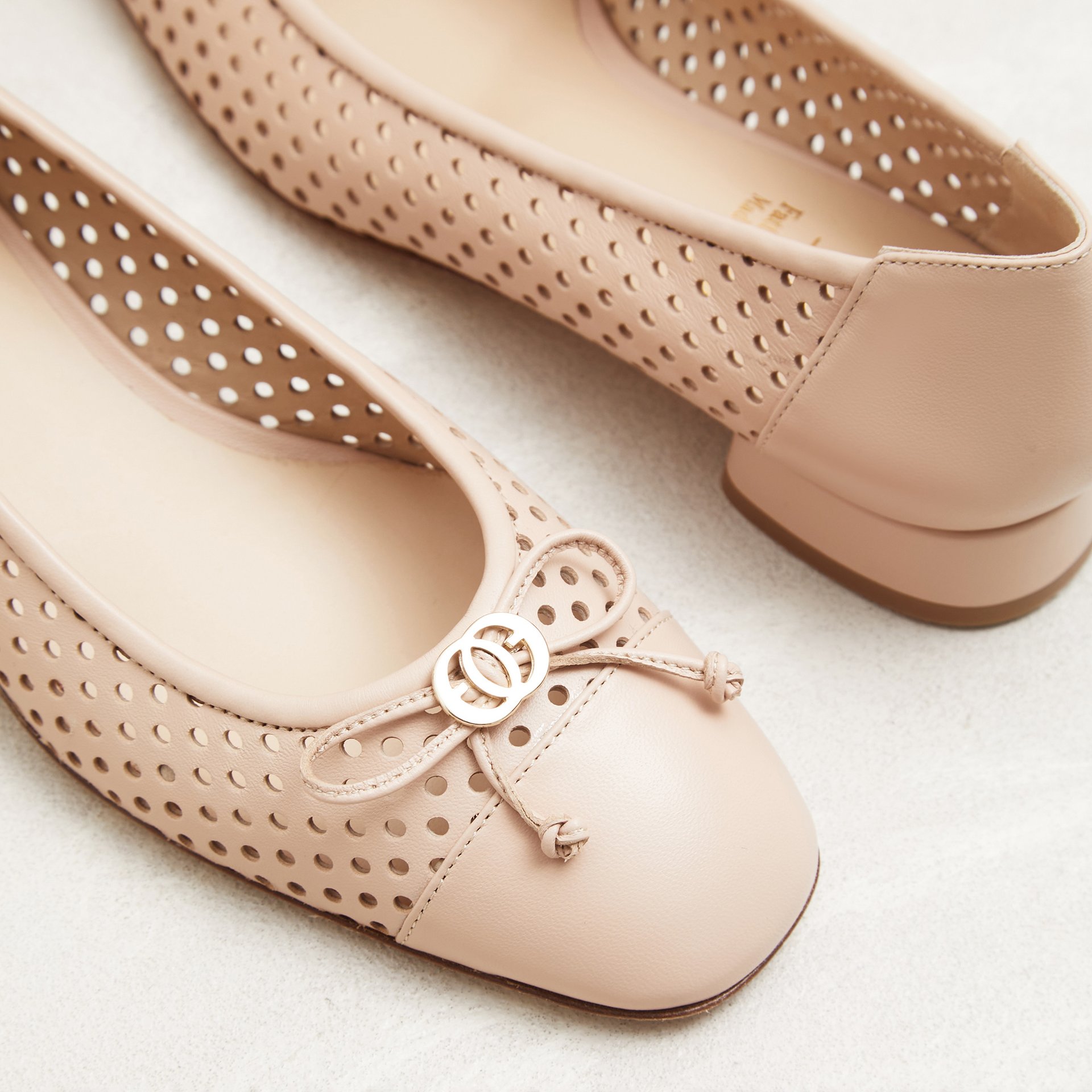 Бежевые кожаные туфли - Image 3 of 3