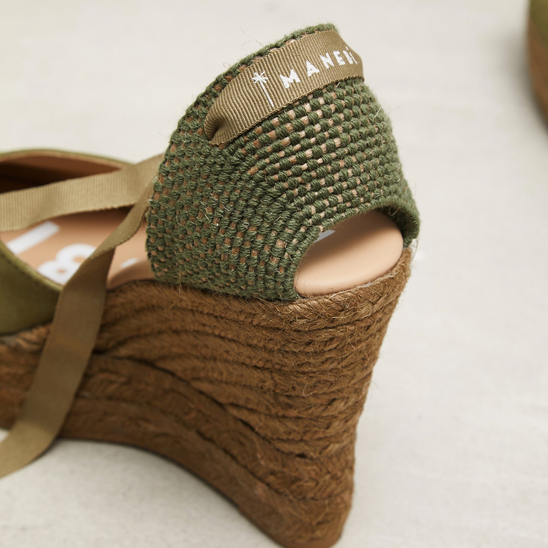 Оливковые замшевые эспадрильи - Image 3 of 5