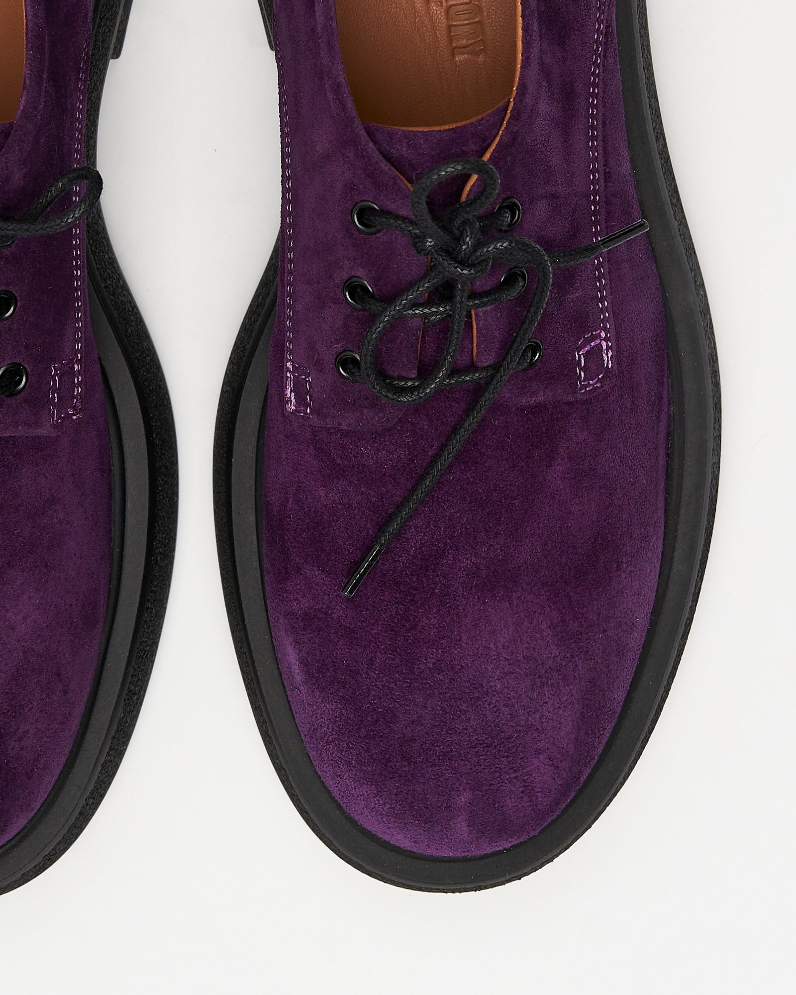 Фиолетовые замшевые полуботинки - Image 3 of 4