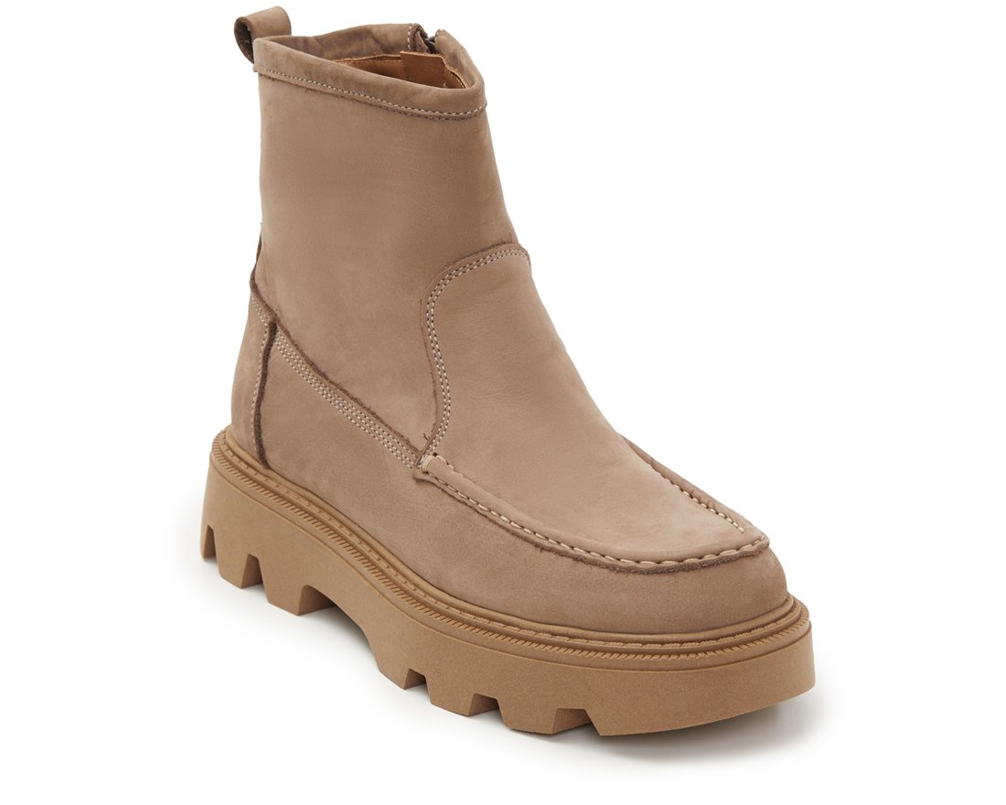 Бежевые ботинки из нубука - Image 2 of 5