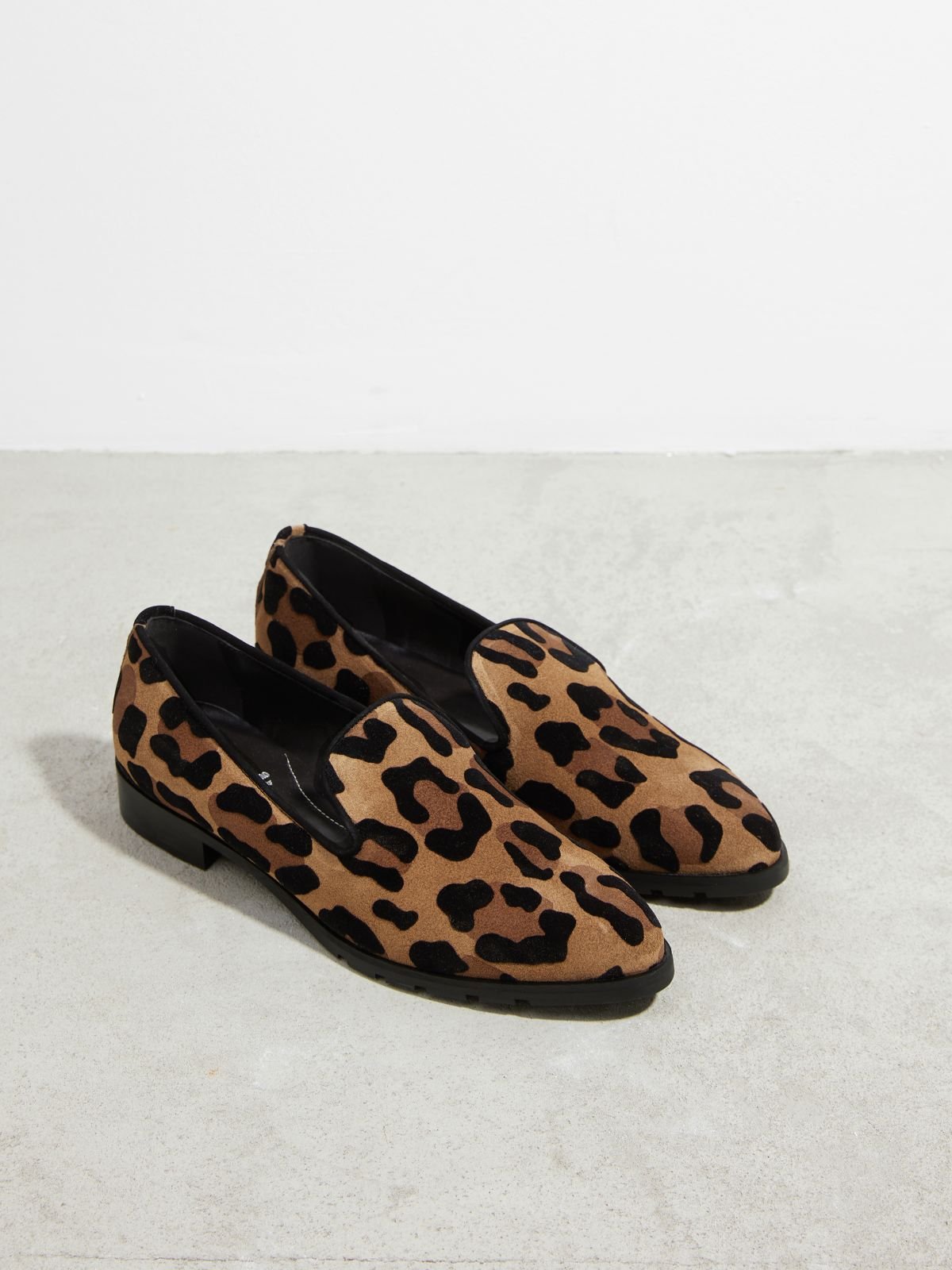 Леопардовые замшевые лоферы - Image 2 of 4