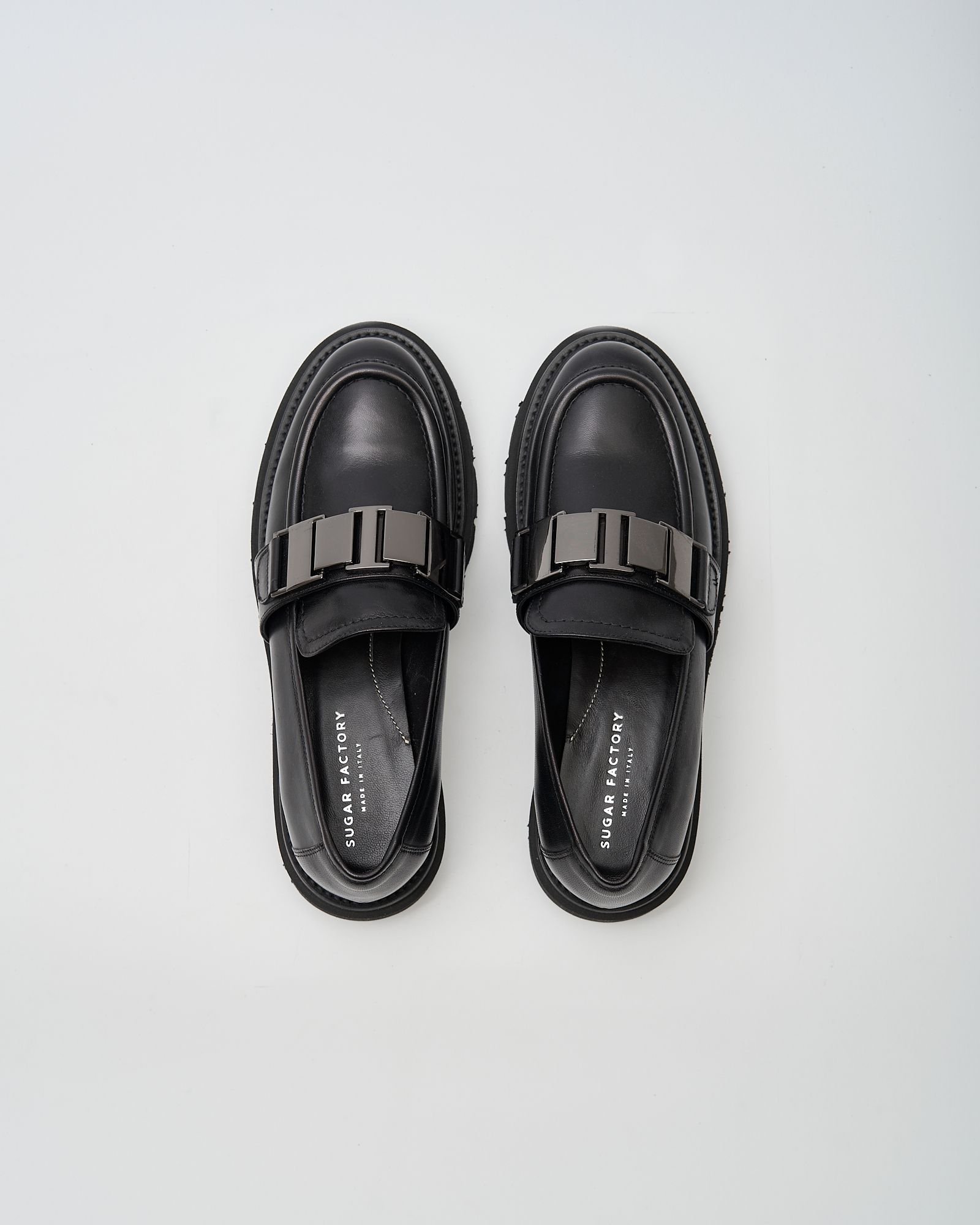 Черные кожаные лоферы - Image 4 of 5