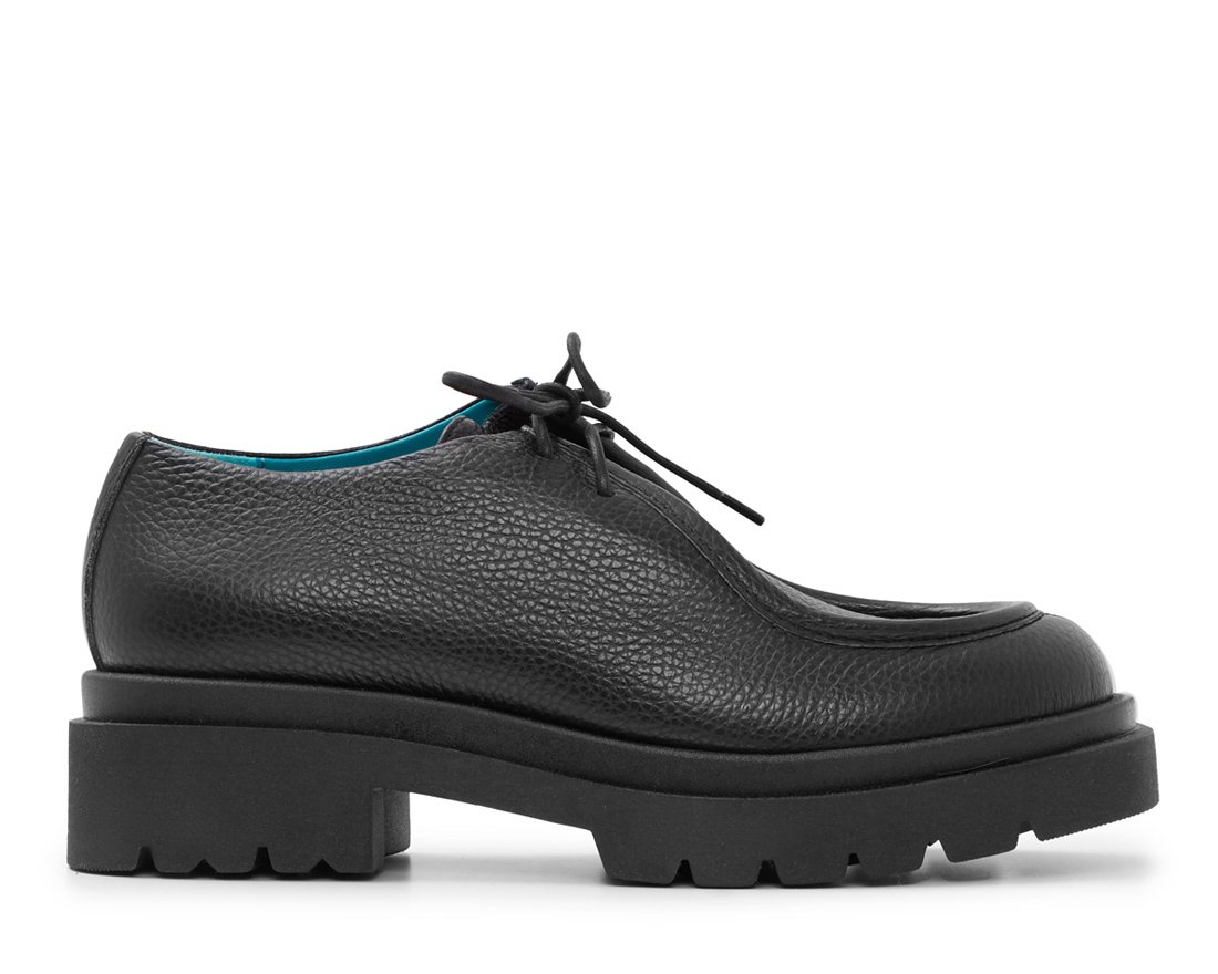 Черные кожаные полуботинки - Main image