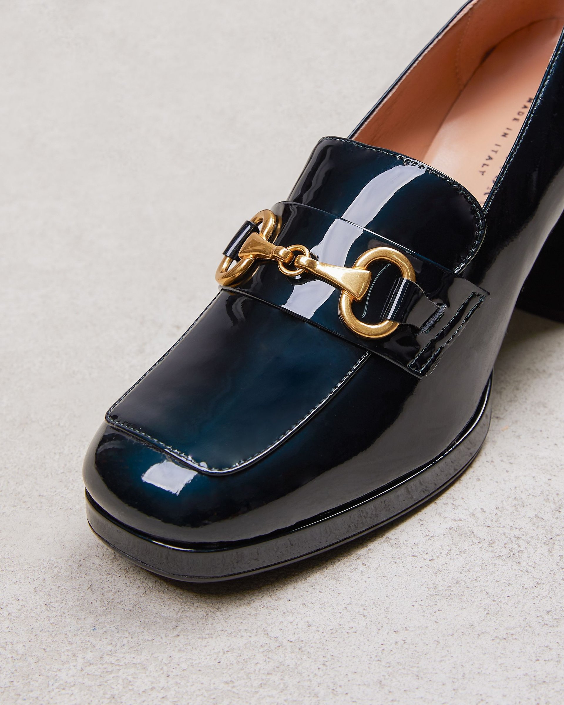 Лазурные кожаные туфли - Image 4 of 4