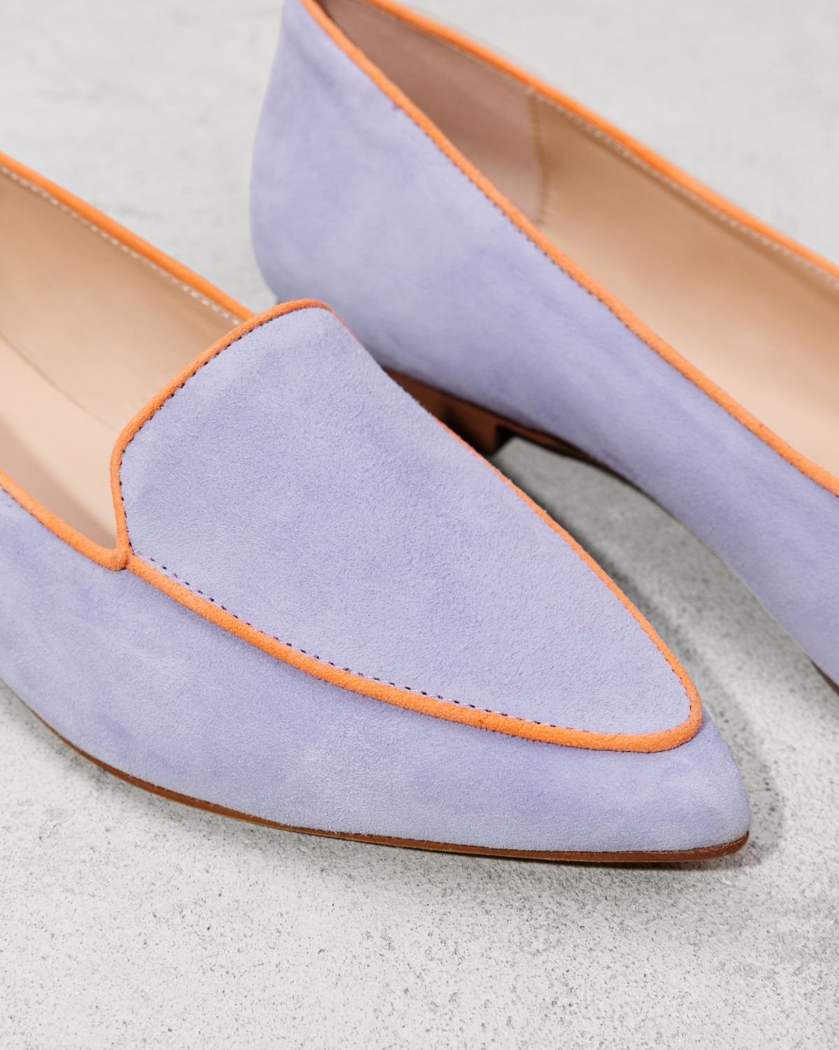 Лиловые замшевые лоферы - Image 4 of 4