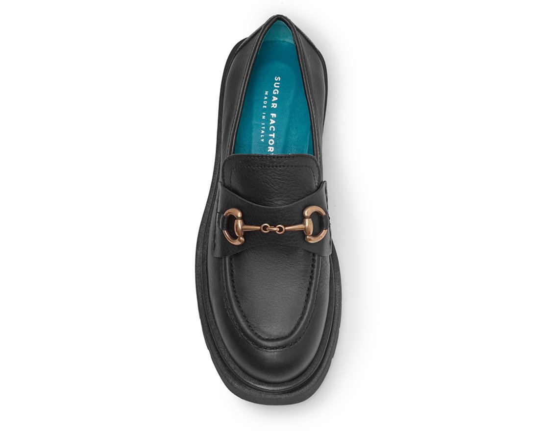 Черные кожаные лоферы - Image 4 of 5