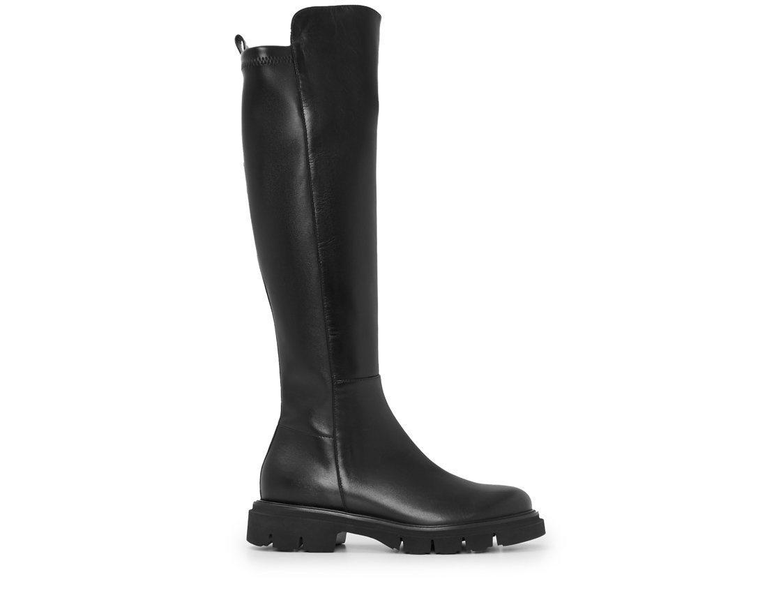 Черные кожаные сапоги - Main image