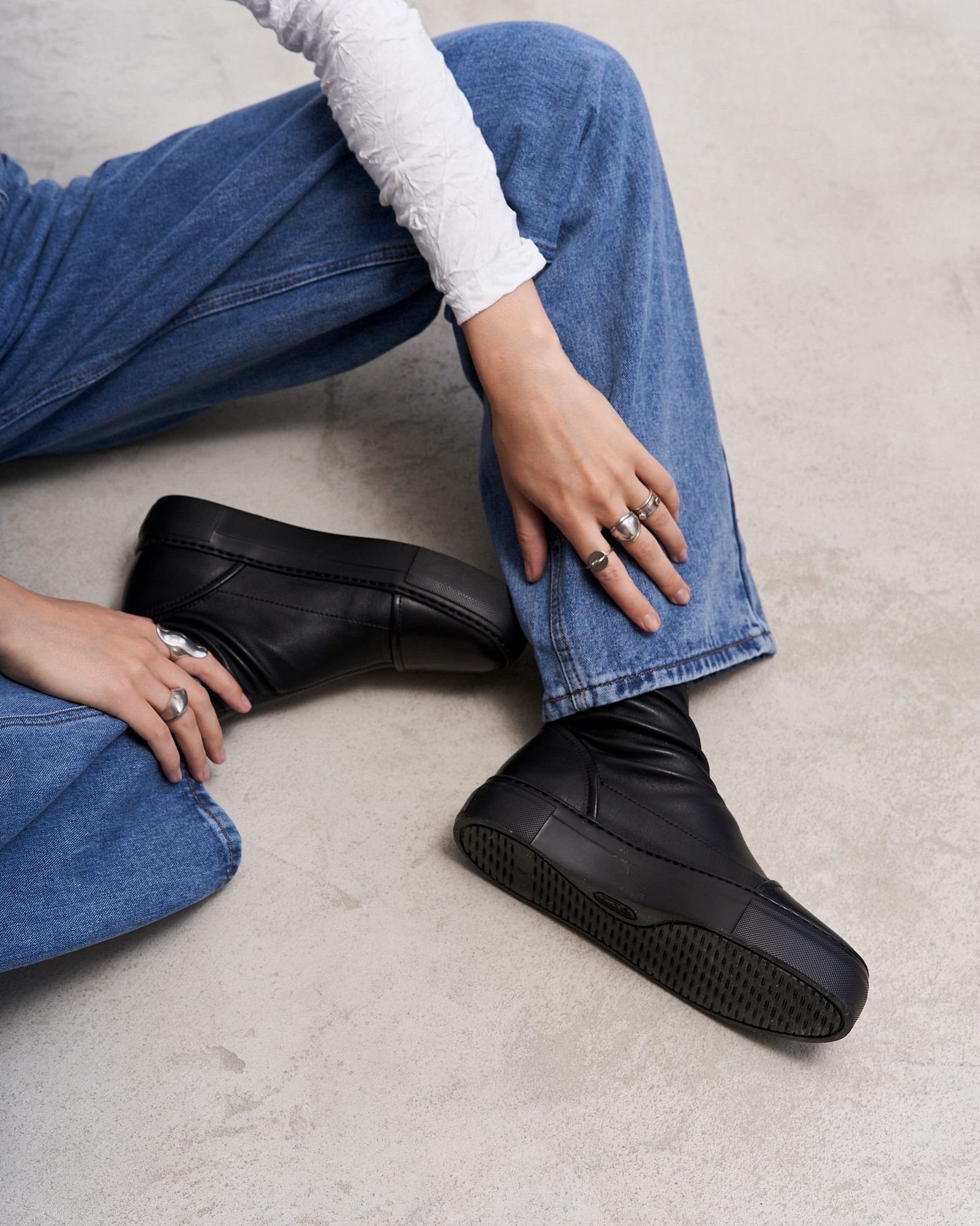 Черные кожаные ботинки - Image 2 of 6