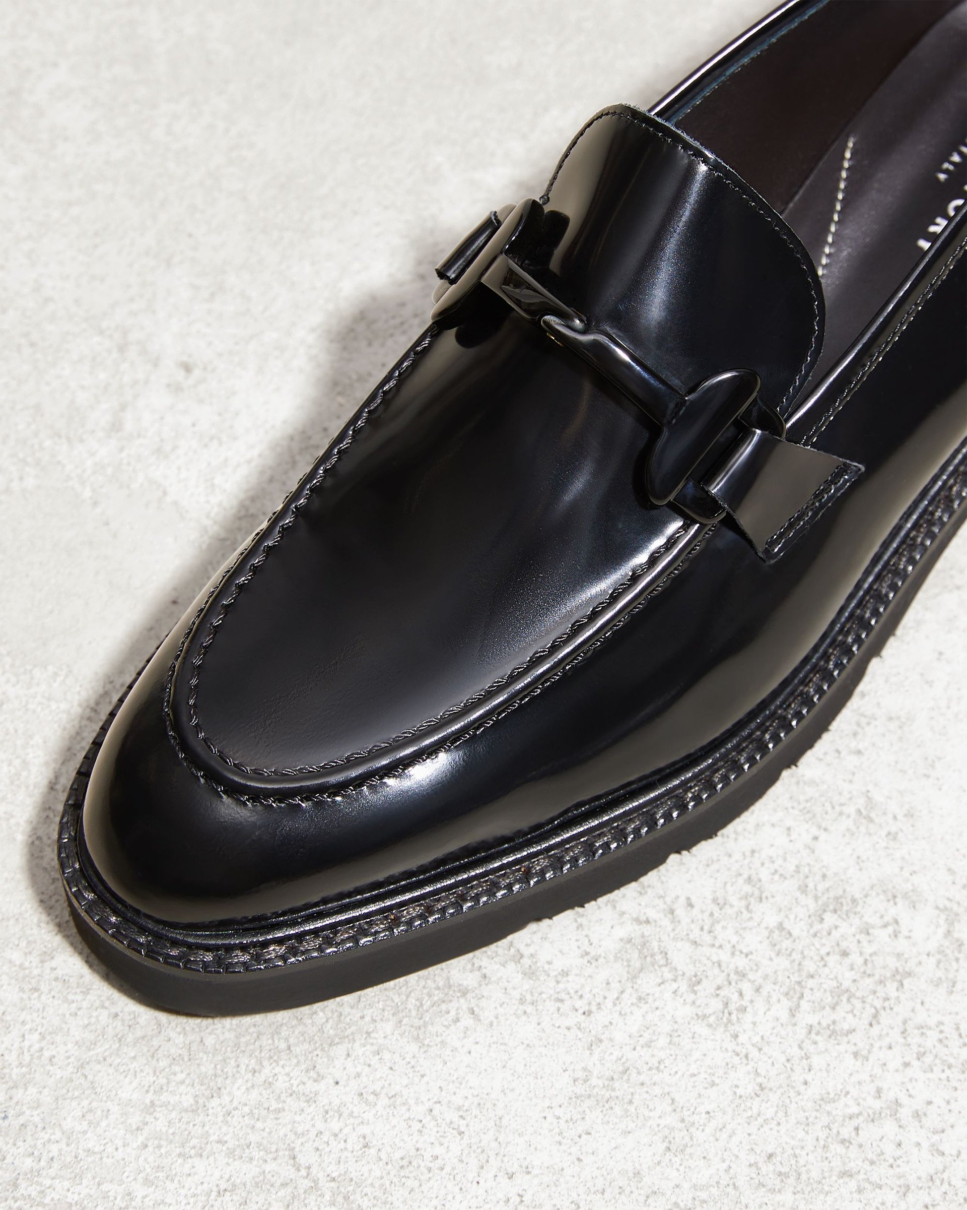 Черные кожаные лоферы - Image 4 of 4