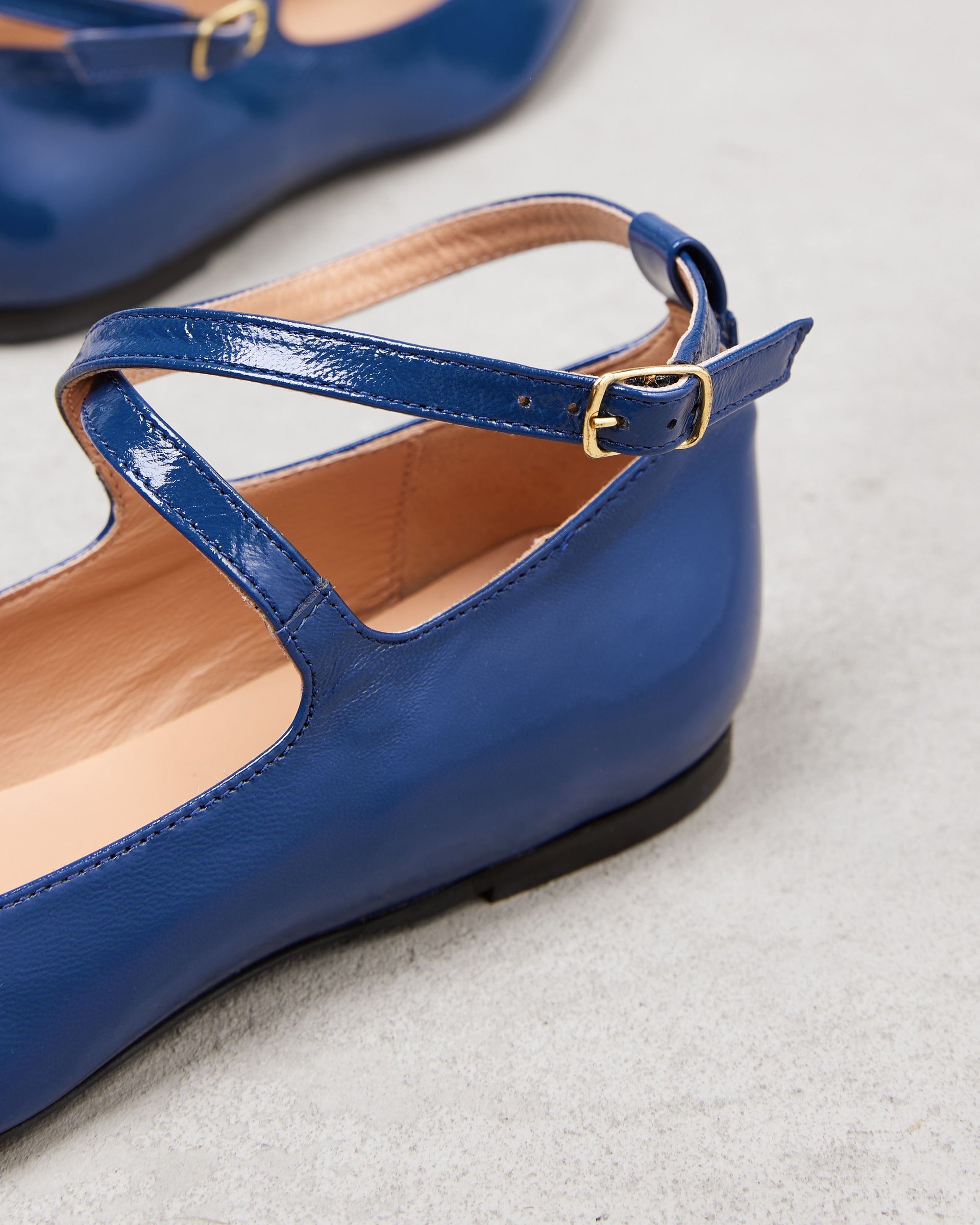 Синие кожаные туфли - Image 4 of 4