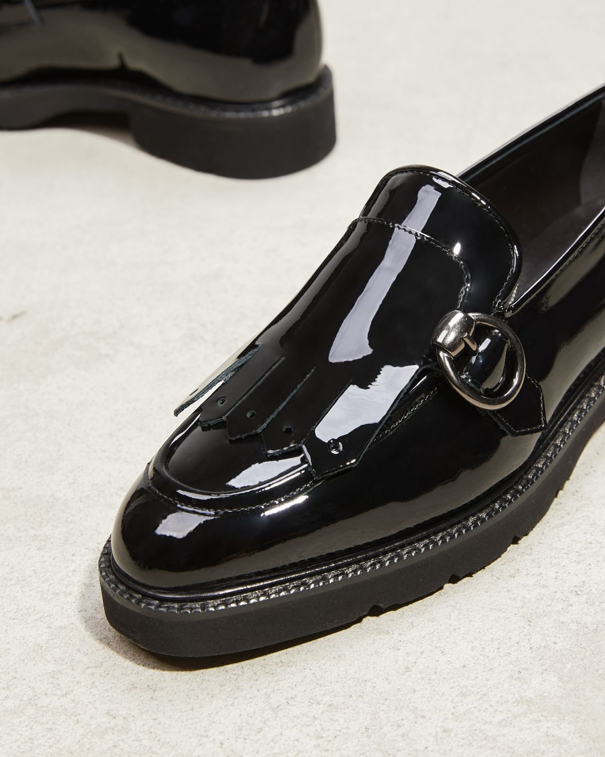 Черные кожаные лоферы - Image 4 of 7