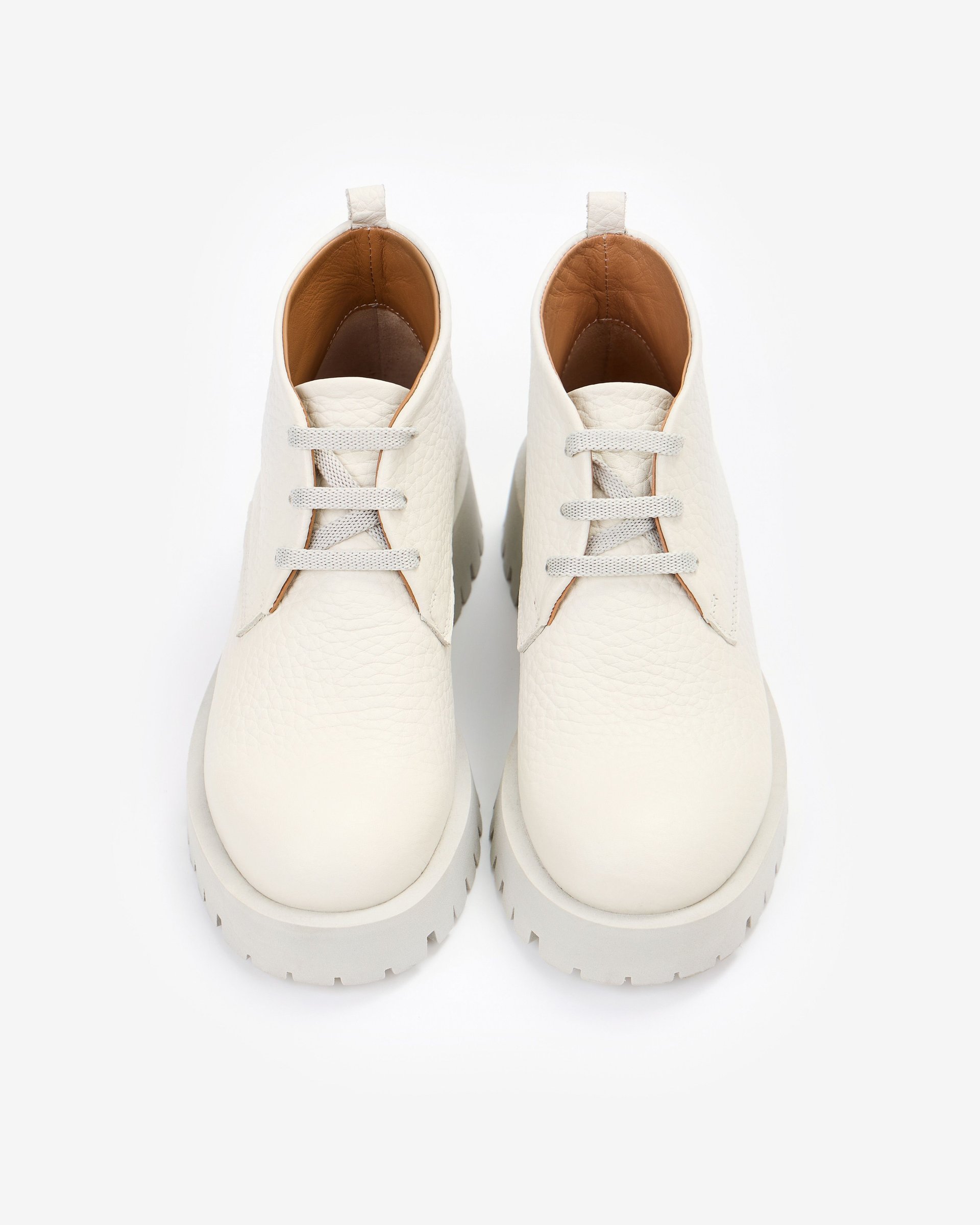 Белые кожаные ботинки - Image 4 of 7