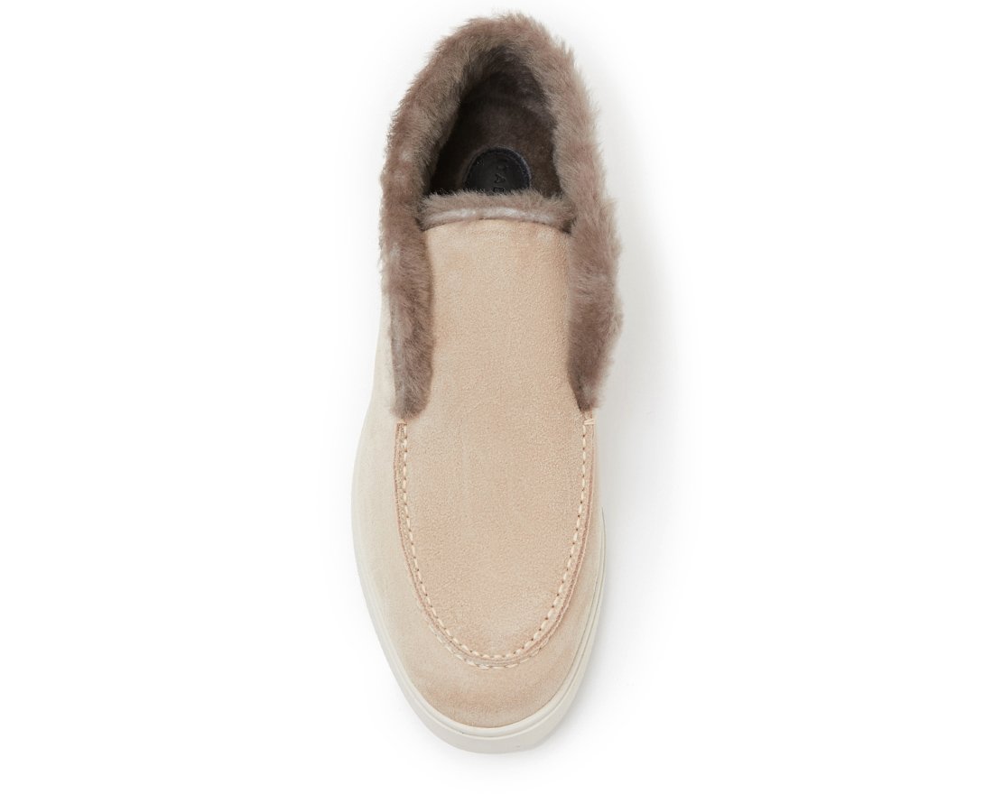 Зимние бежевые замшевые полуботинки - Image 4 of 4