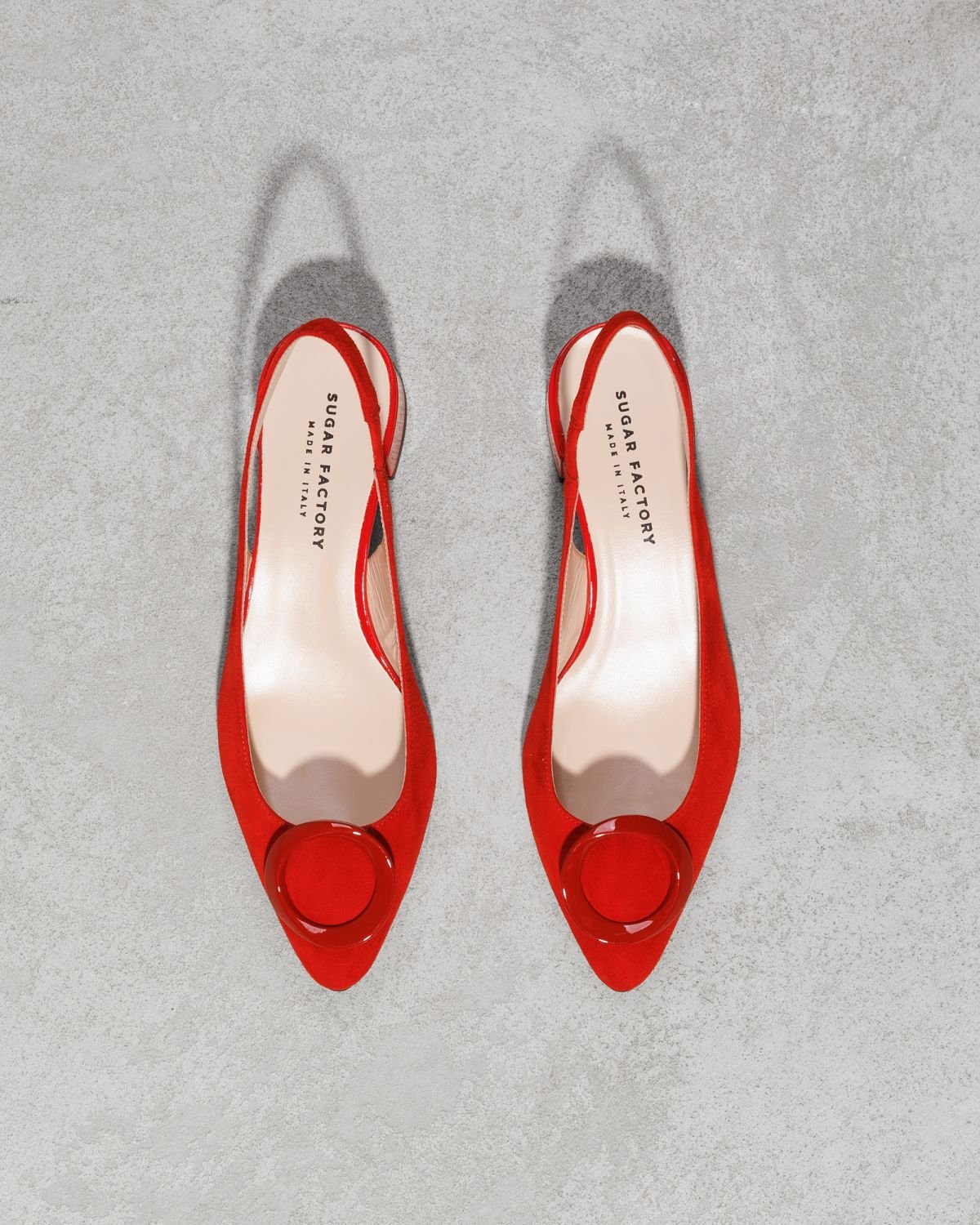 Красные замшевые туфли - Image 2 of 7