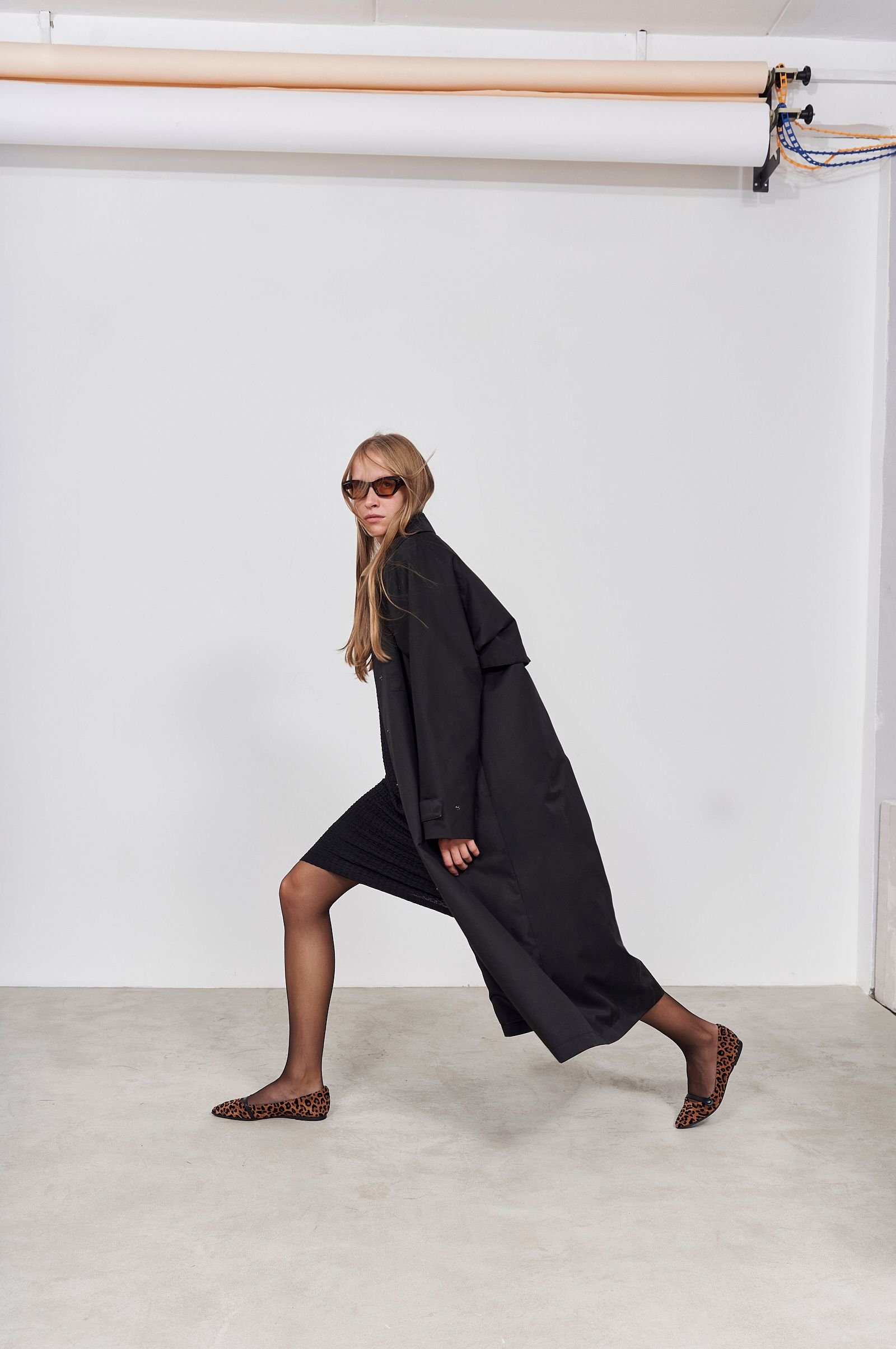 Леопардовые замшевые балетки - Main image