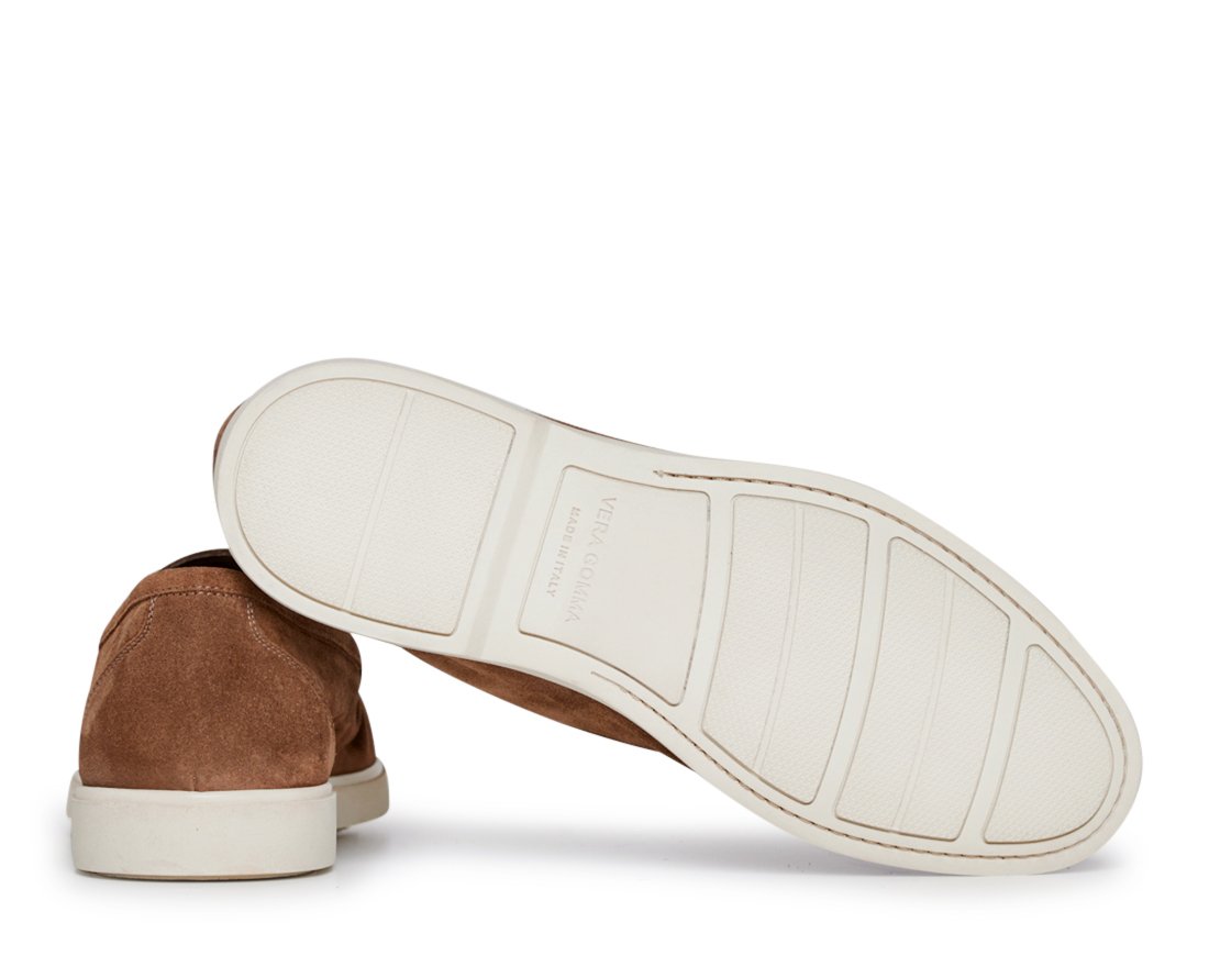 Мужские коричневые замшевые лоферы - Image 4 of 4