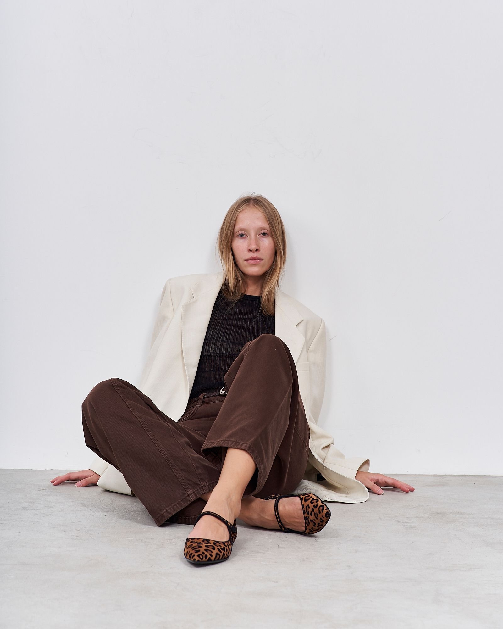 Леопардовые замшевые балетки - Image 7 of 8