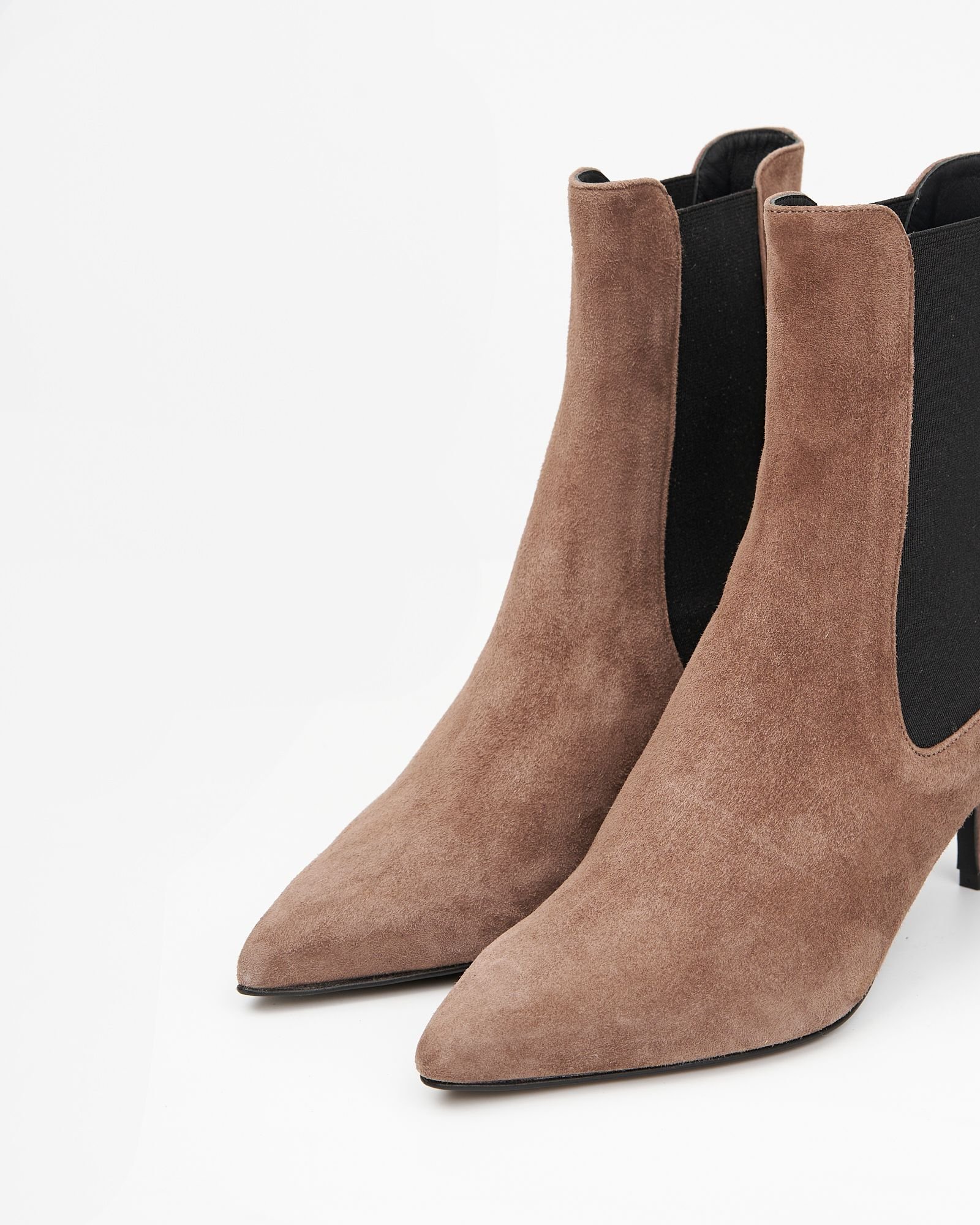 Бежевые замшевые ботильоны - Image 4 of 7