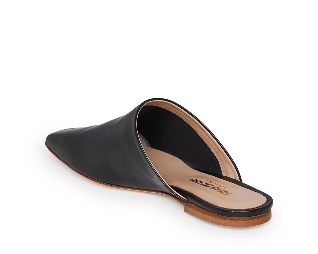 Черные кожаные слиперы - Image 3 of 4