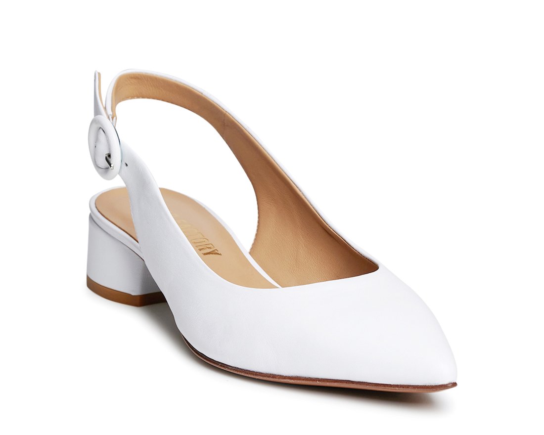 Белые кожаные туфли - Image 2 of 5