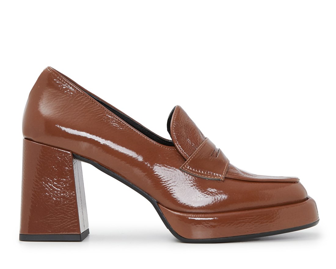 Медно-коричневые кожаные туфли - Main image